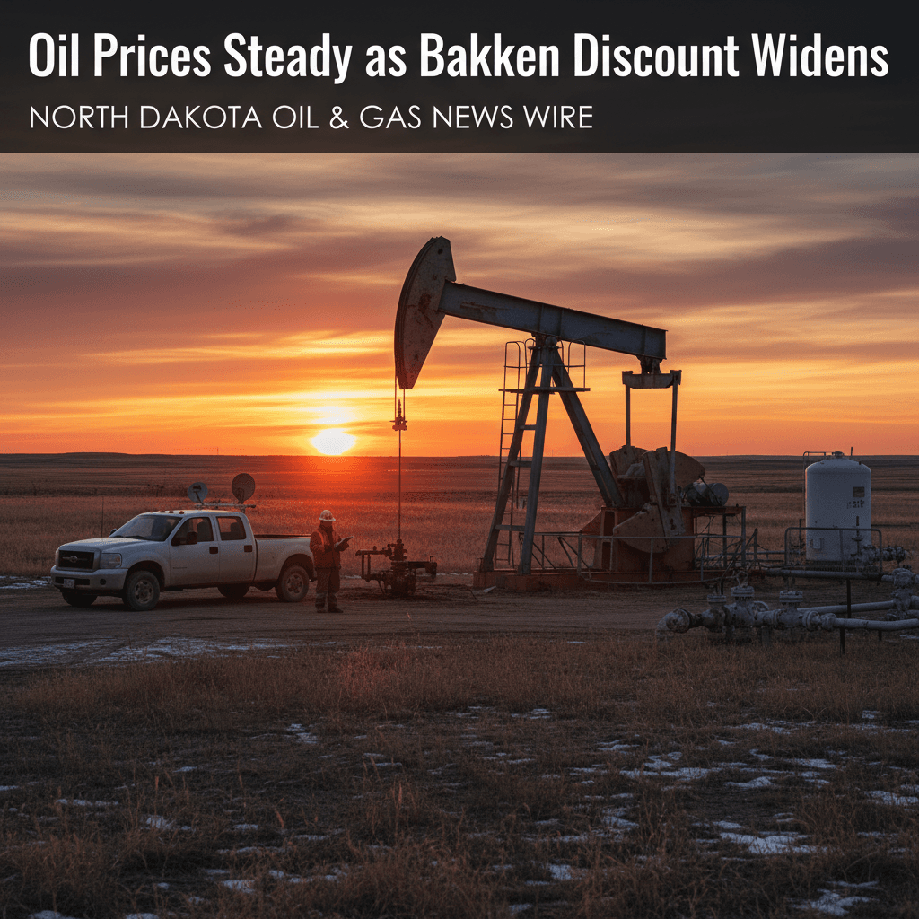 Oil Prices Steady as Bakken Discount Widens - Bakken Wire