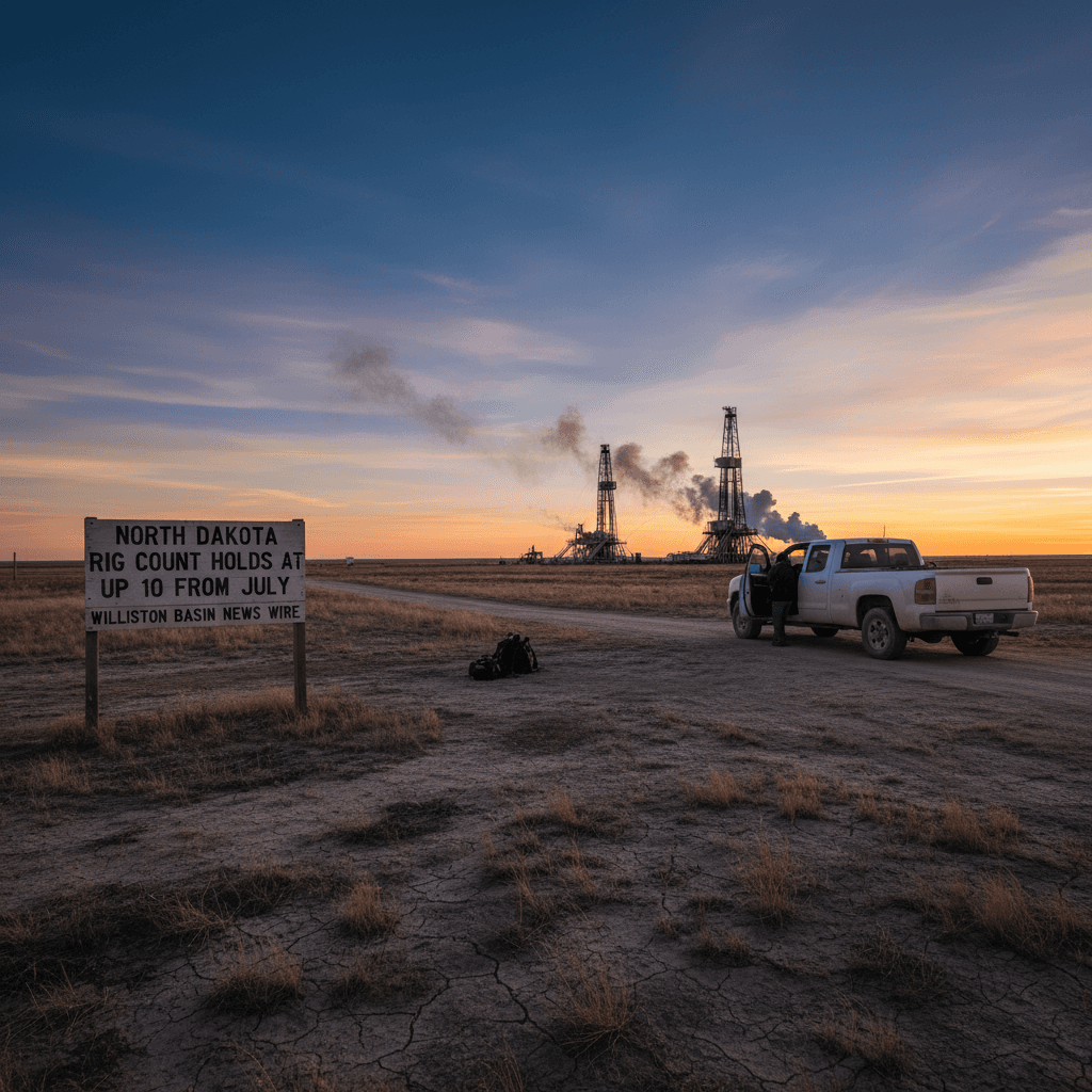 North Dakota Rig Count Holds at 34, Up 10 from July - Bakken Wire