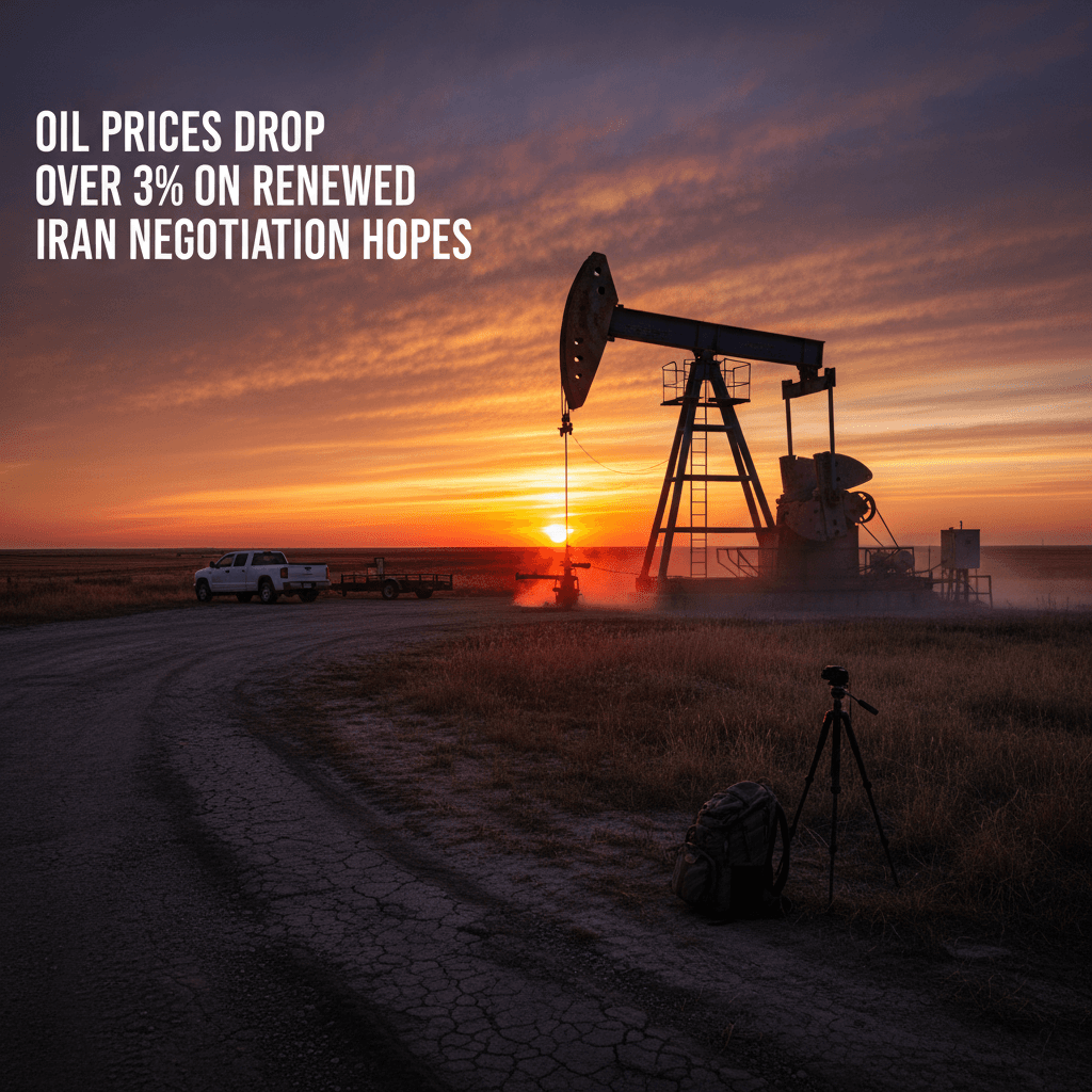 Oil Prices Drop Over 3% on Renewed Iran Negotiation Hopes - Bakken Wire