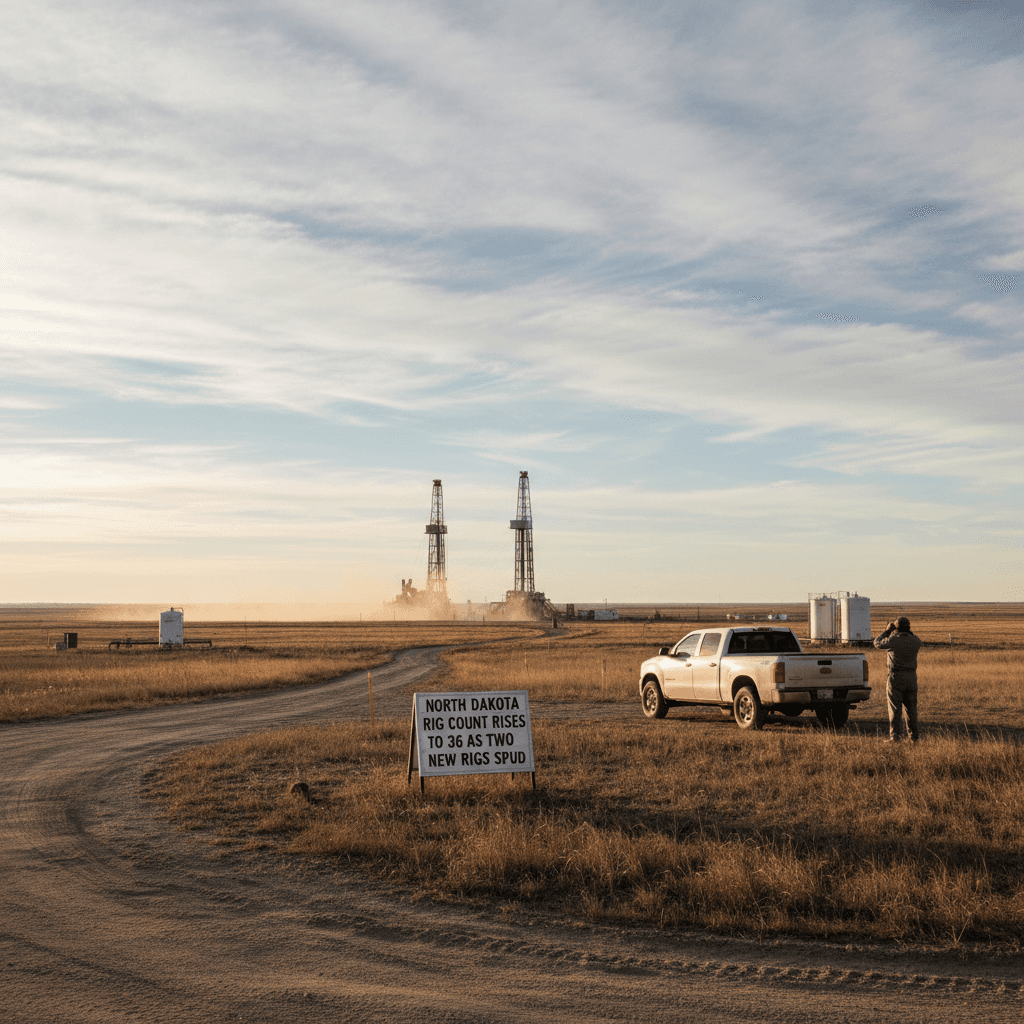 North Dakota Rig Count Rises to 36 as Two New Rigs Spud - Bakken Wire
