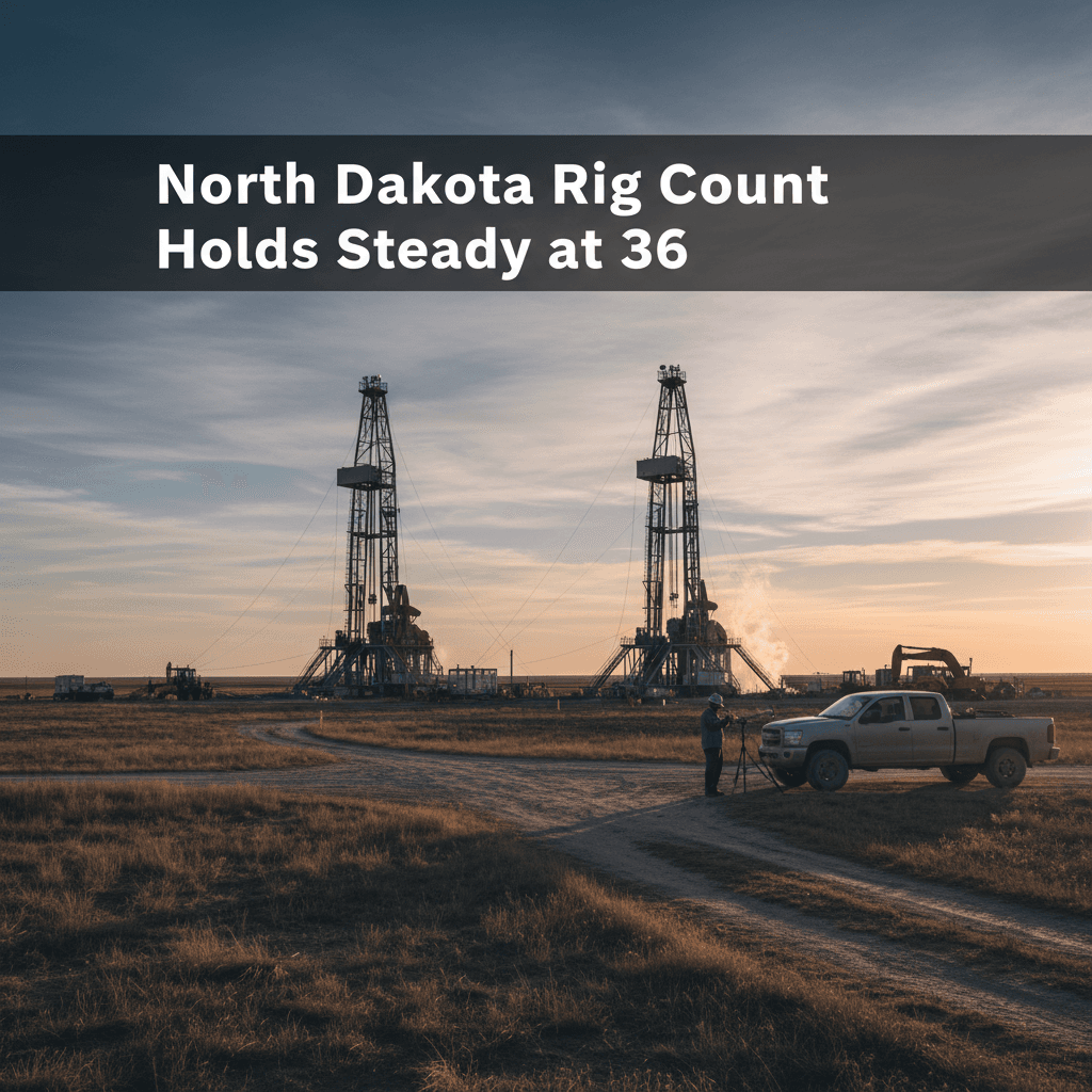 North Dakota Rig Count Holds Steady at 36 - Bakken Wire