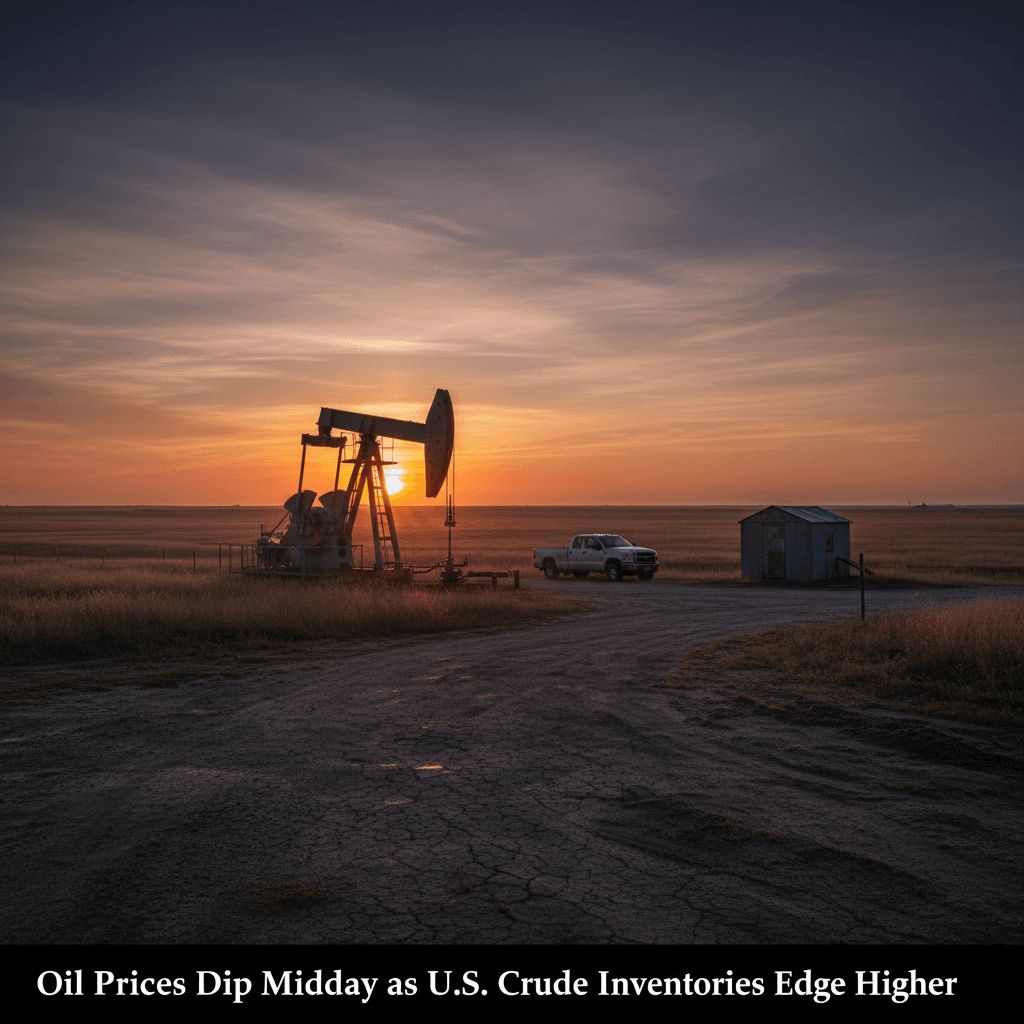 Oil Prices Dip Midday as U.S. Crude Inventories Edge Higher - Bakken Wire
