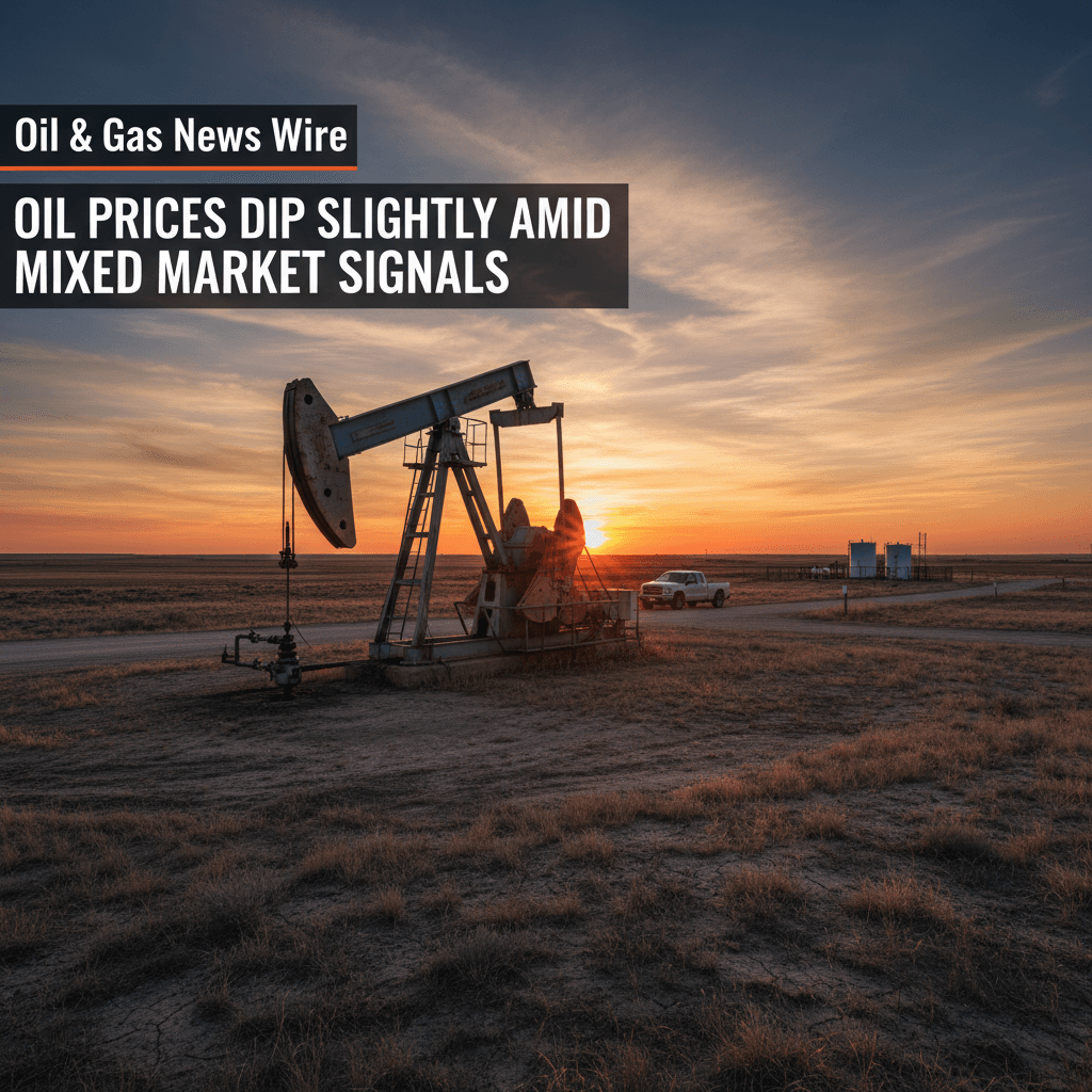 Oil Prices Dip Slightly Amid Mixed Market Signals - Bakken Wire