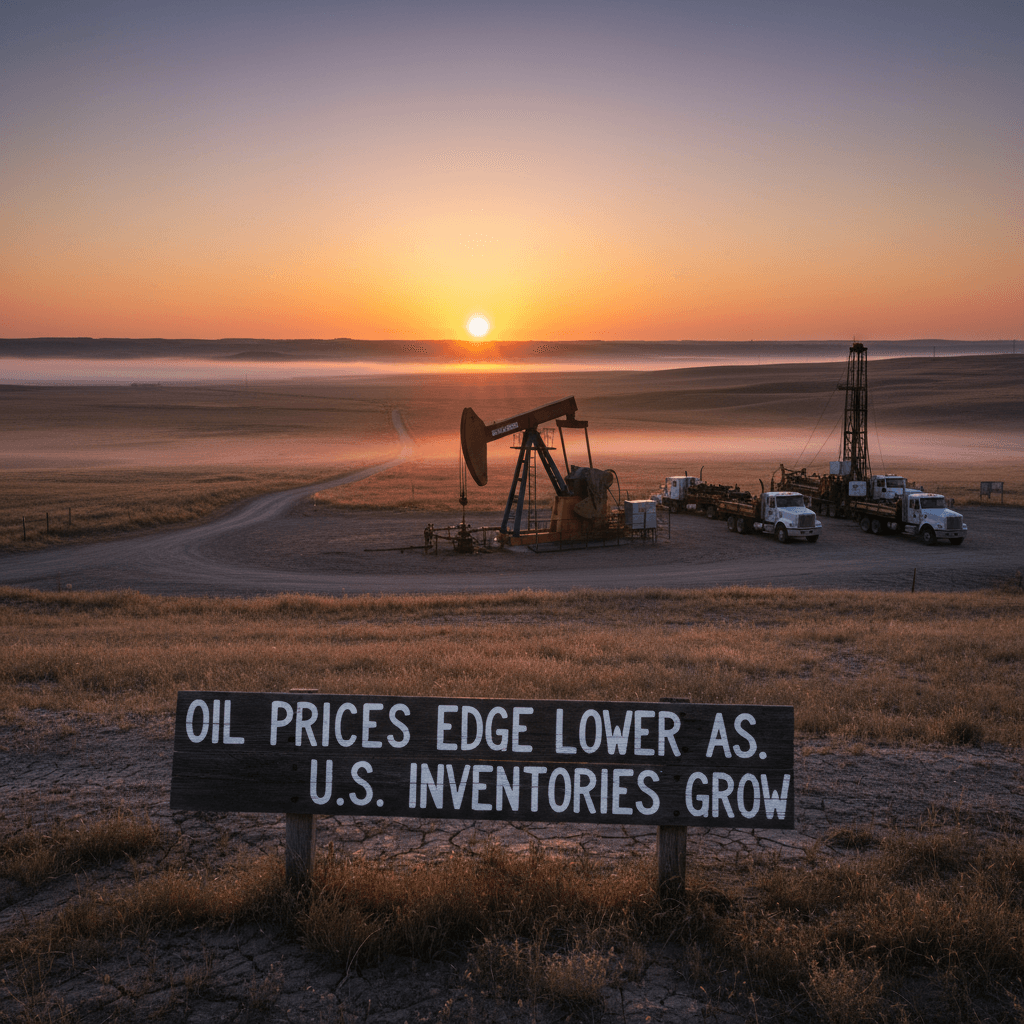 Oil Prices Edge Lower as U.S. Inventories Grow - Bakken Wire