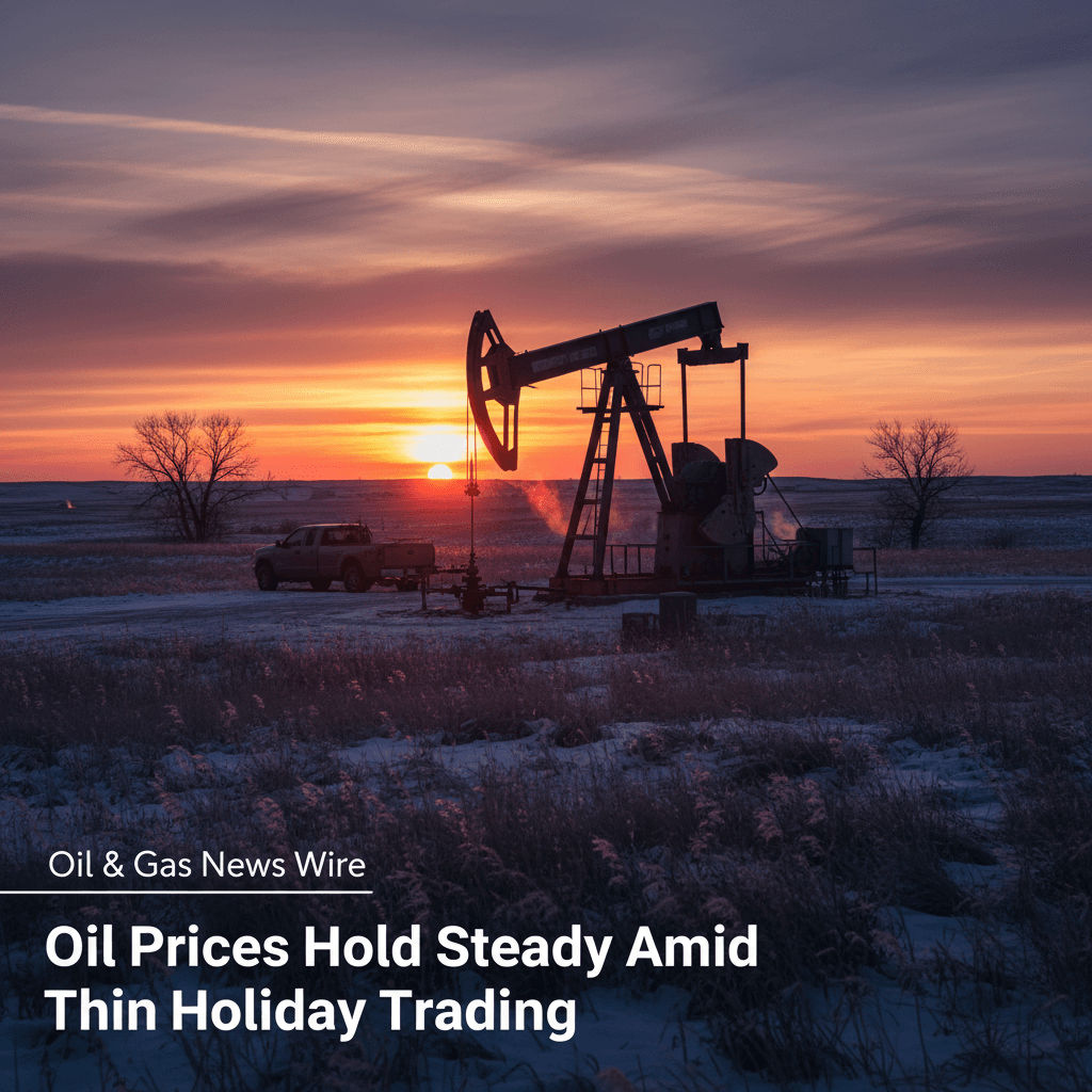 Oil Prices Hold Steady Amid Thin Holiday Trading - Bakken Wire