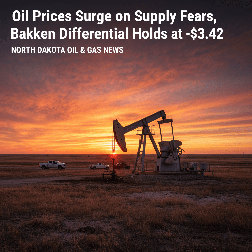 Oil Prices Surge on Supply Fears, Bakken Differential Holds at -$3.42 - Bakken Wire