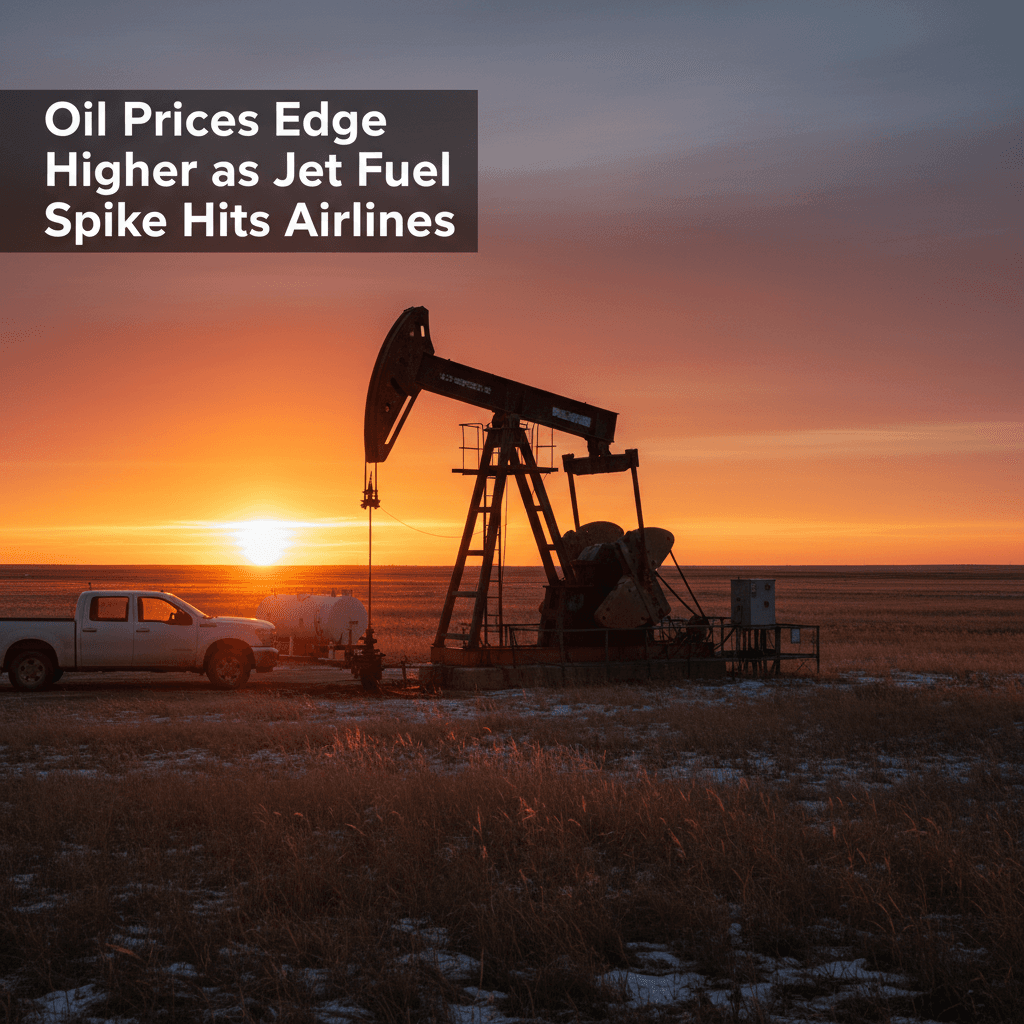 Oil Prices Edge Higher as Jet Fuel Spike Hits Airlines - Bakken Wire