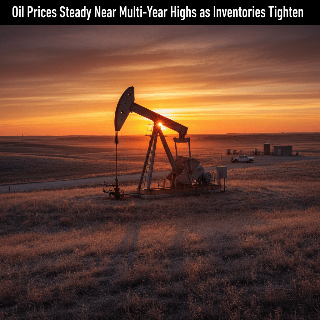 Oil Prices Steady Near Multi-Year Highs as Inventories Tighten - Bakken Wire