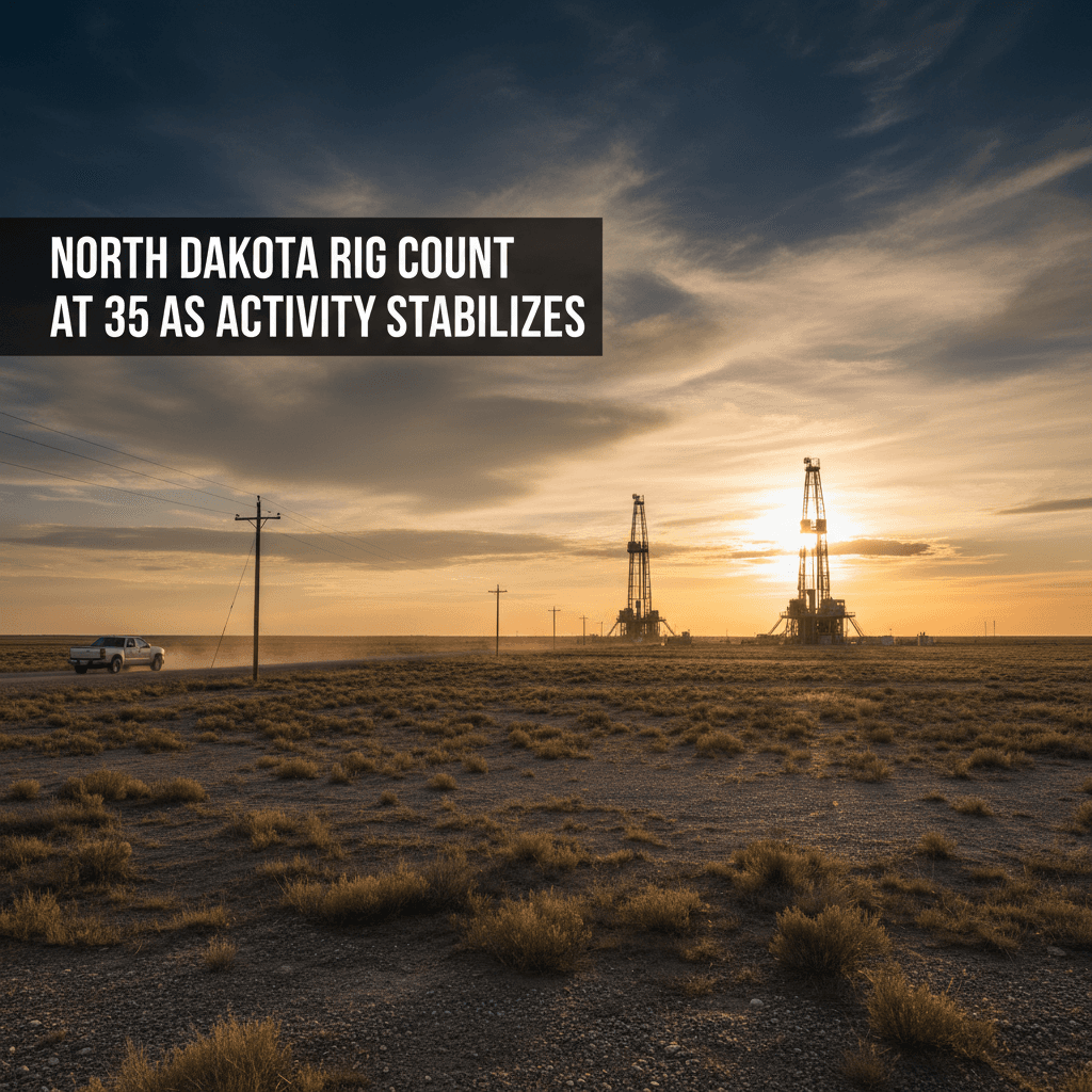 North Dakota Rig Count Holds at 35 as Activity Stabilizes - Bakken Wire
