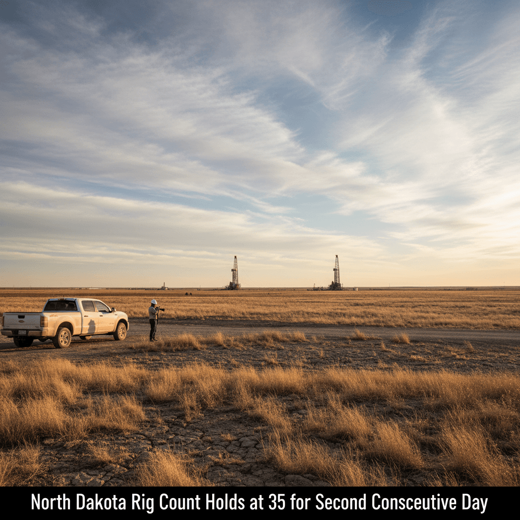 North Dakota Rig Count Holds at 35 for Second Consecutive Day - Bakken Wire