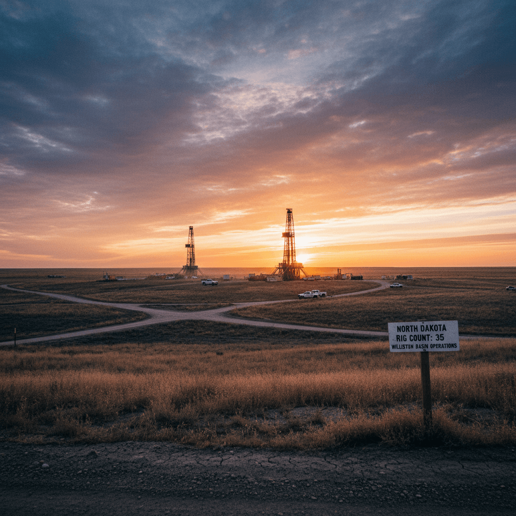 North Dakota Rig Count Holds at 35 as Operators Adjust Positions - Bakken Wire