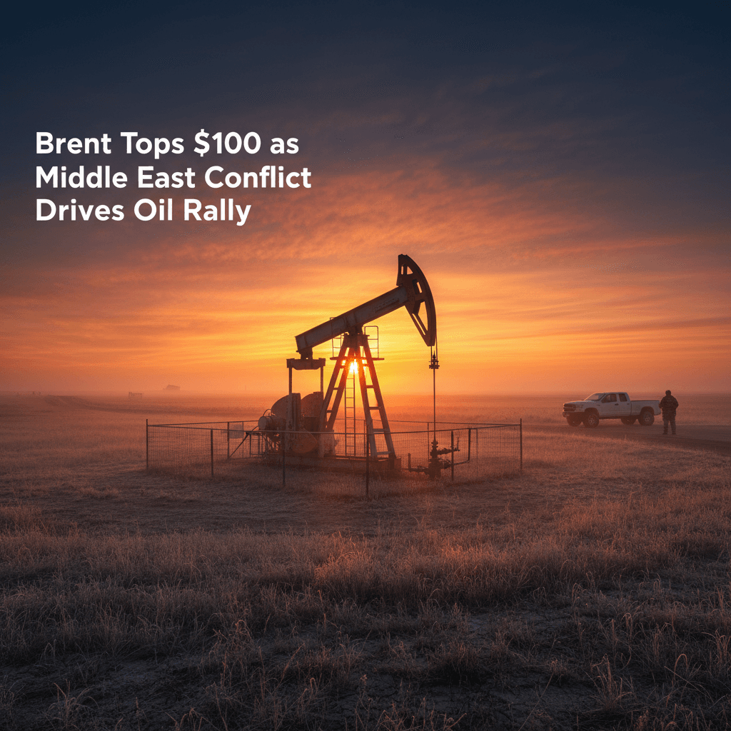 Brent Tops $100 as Middle East Conflict Drives Oil Rally - Bakken Wire