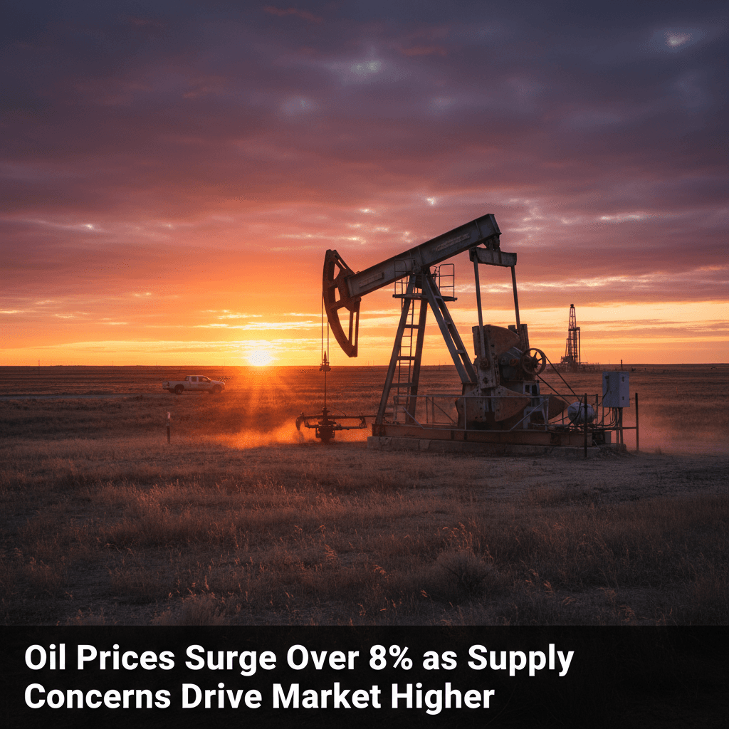 Oil Prices Surge Over 8% as Supply Concerns Drive Market Higher - Bakken Wire