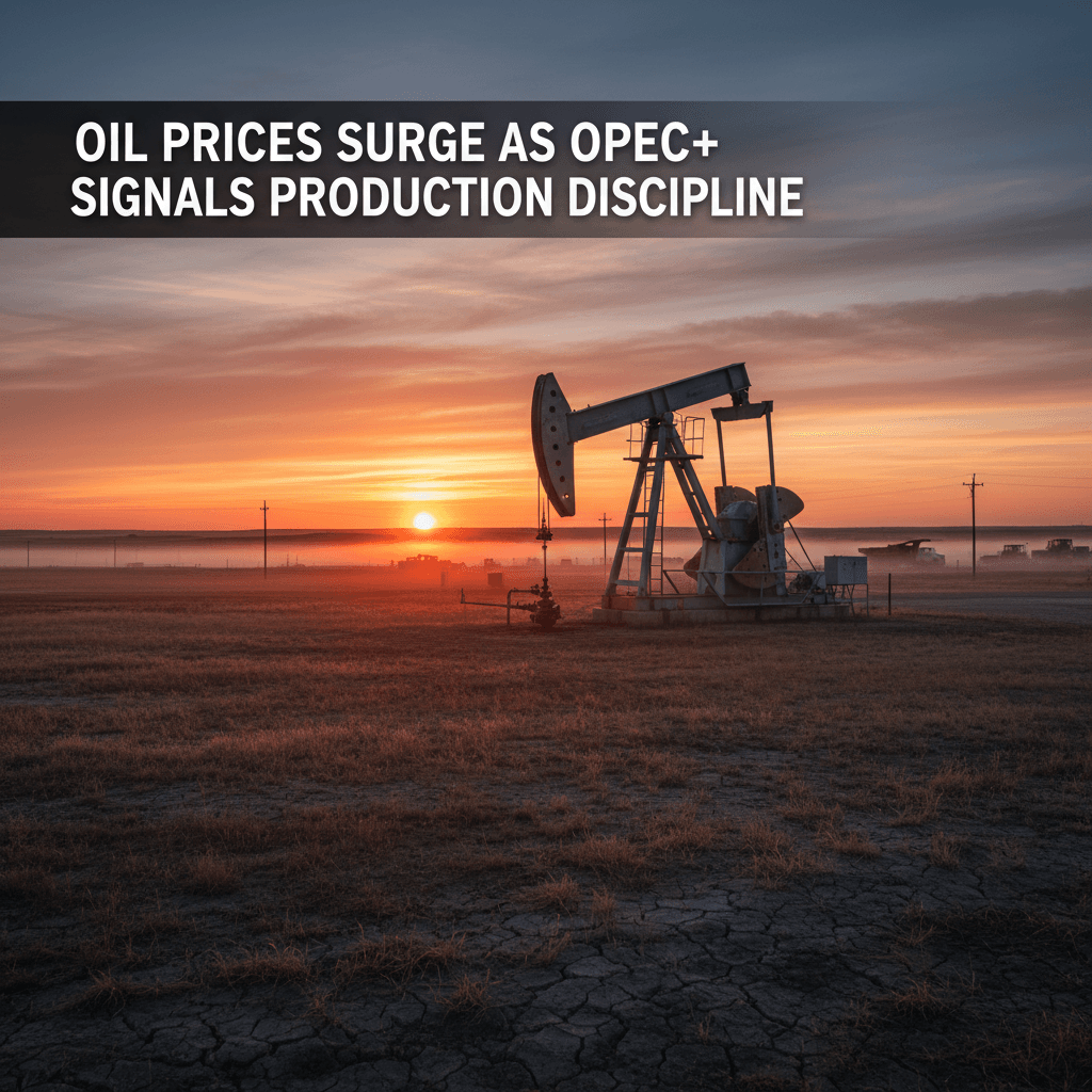 Oil Prices Surge as OPEC+ Signals Production Discipline - Bakken Wire
