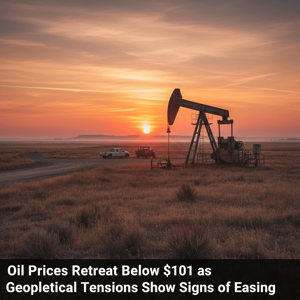 Oil Prices Retreat Below $101 as Geopolitical Tensions Show Signs of Easing - Bakken Wire