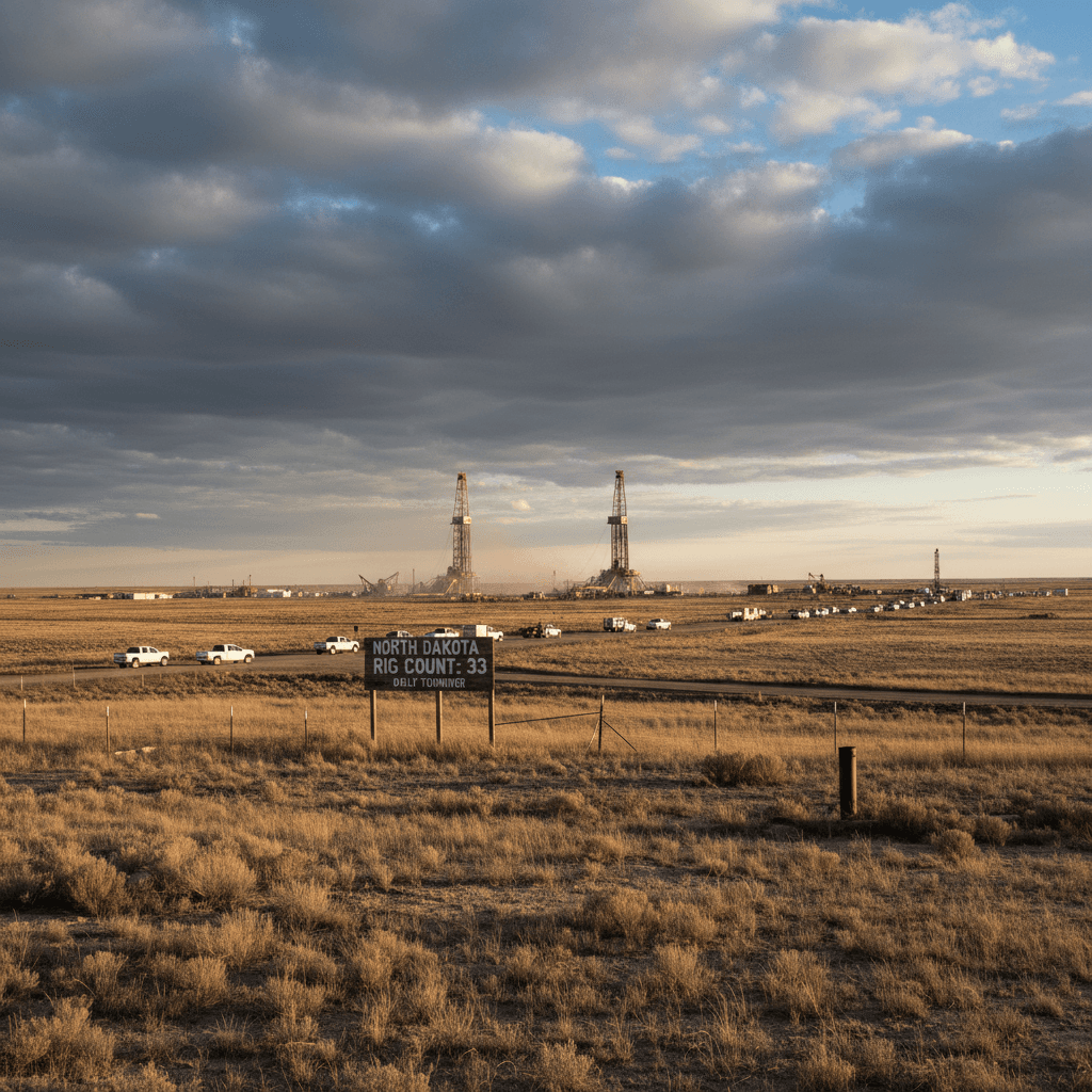 North Dakota Rig Count Holds at 33 Amid Daily Turnover - Bakken Wire