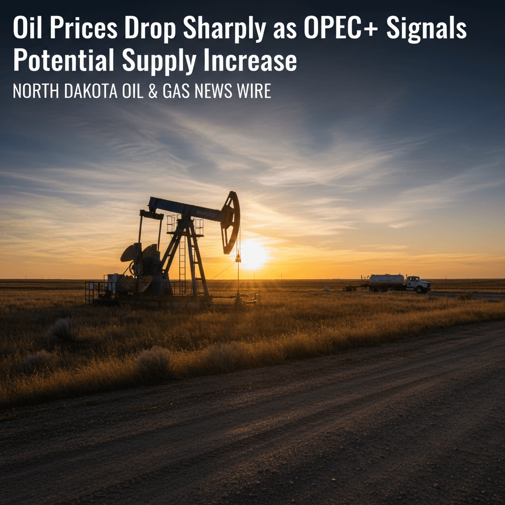 Oil Prices Drop Sharply as OPEC+ Signals Potential Supply Increase - Bakken Wire