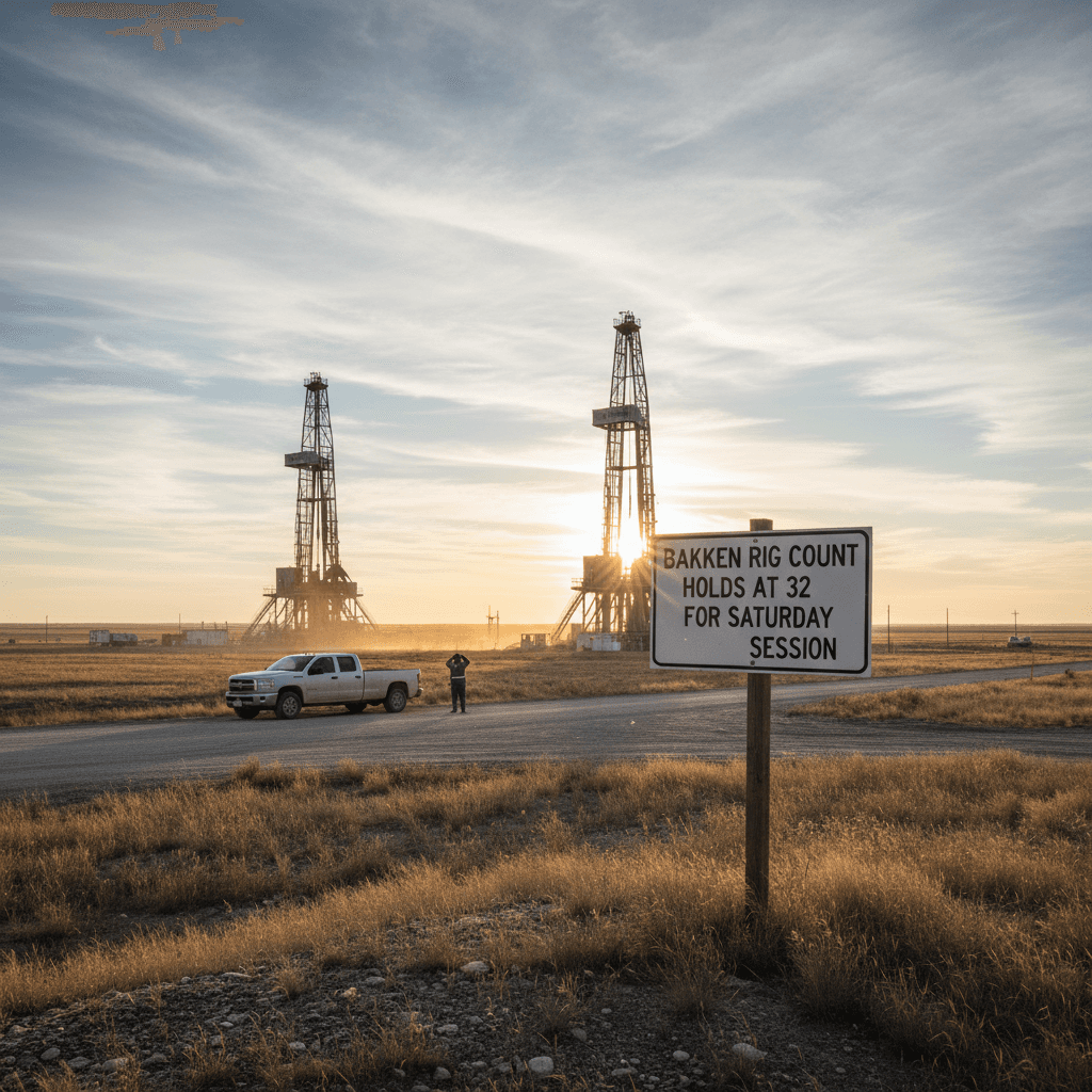 Bakken Rig Count Holds at 32 for Saturday Session - Bakken Wire