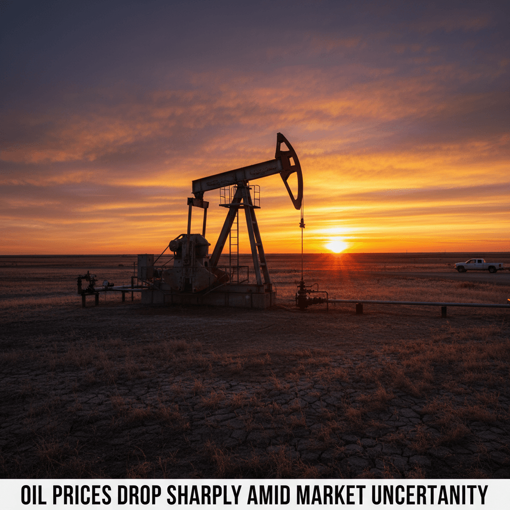Oil Prices Drop Sharply Amid Market Uncertainty - Bakken Wire