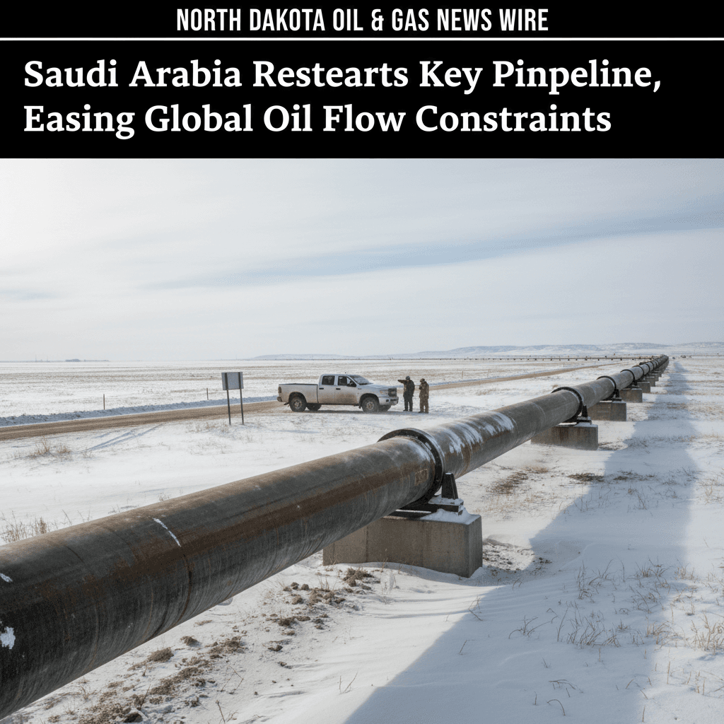 Saudi Arabia Restarts Key Pipeline, Easing Global Oil Flow Constraints - Bakken Wire