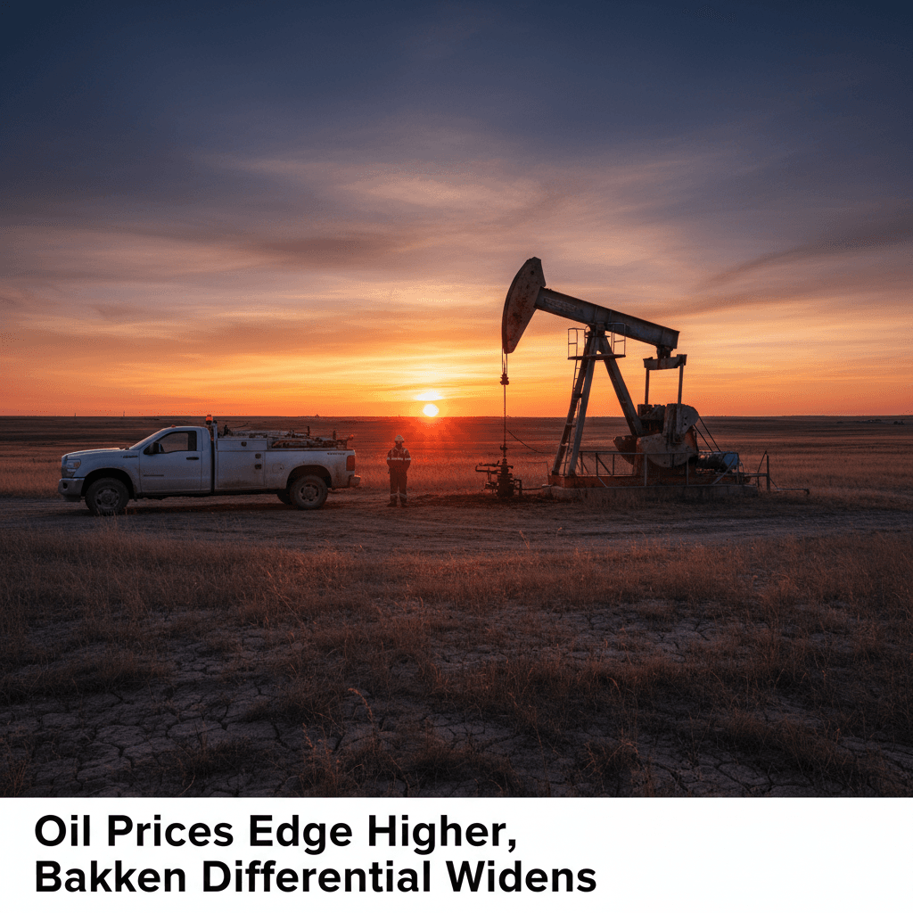Oil Prices Edge Higher, Bakken Differential Widens - Bakken Wire