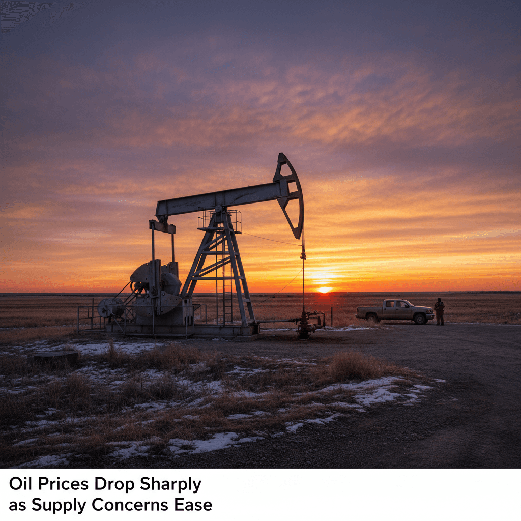 Oil Prices Drop Sharply as Supply Concerns Ease - Bakken Wire
