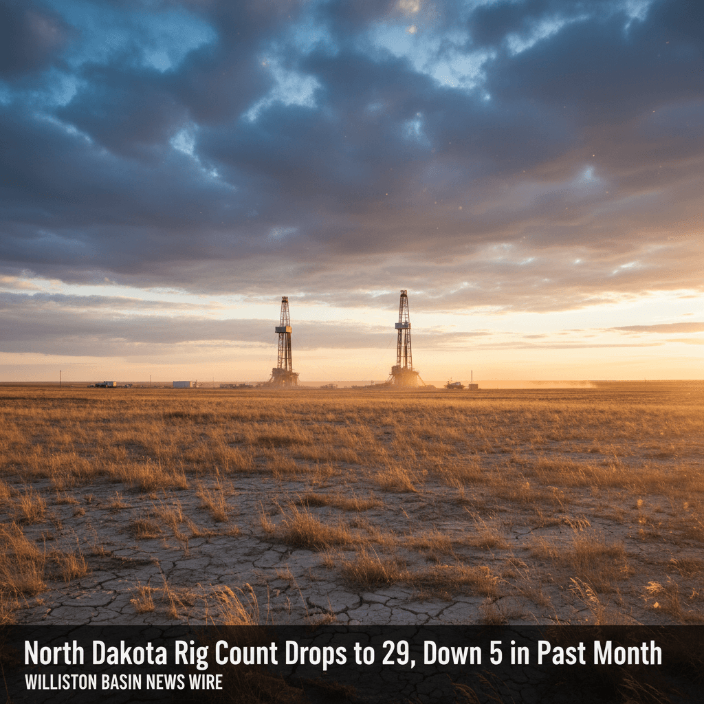 North Dakota Rig Count Drops to 29, Down 5 in Past Month - Bakken Wire