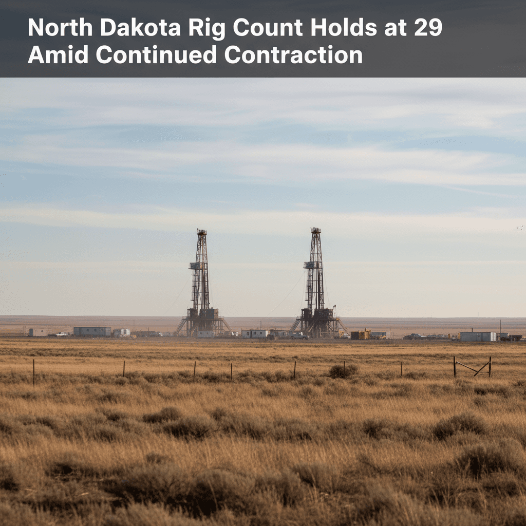 North Dakota Rig Count Holds at 29 Amid Continued Contraction - Bakken Wire