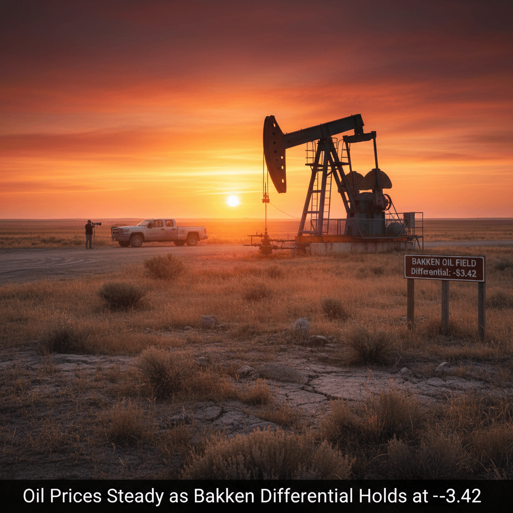 Oil Prices Steady as Bakken Differential Holds at -$3.42 - Bakken Wire