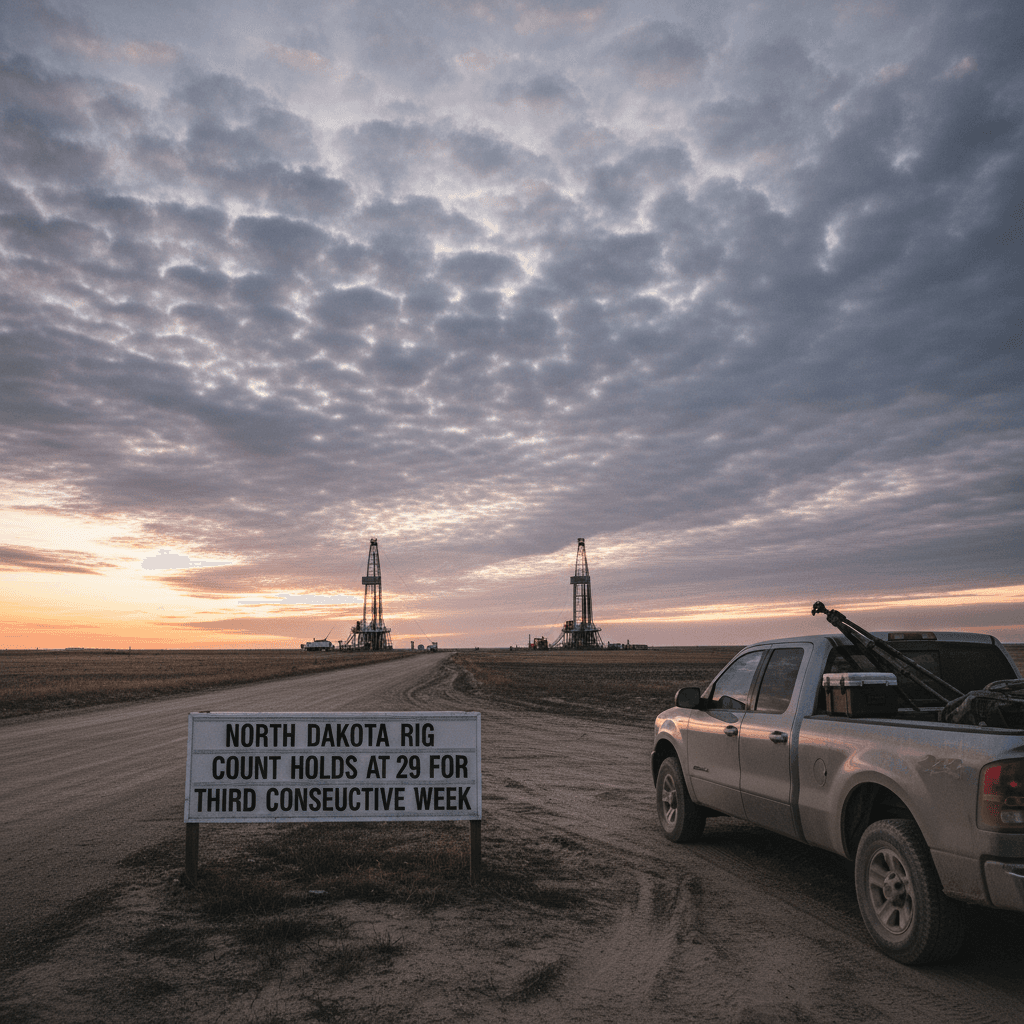 North Dakota Rig Count Holds at 29 for Third Consecutive Week - Bakken Wire