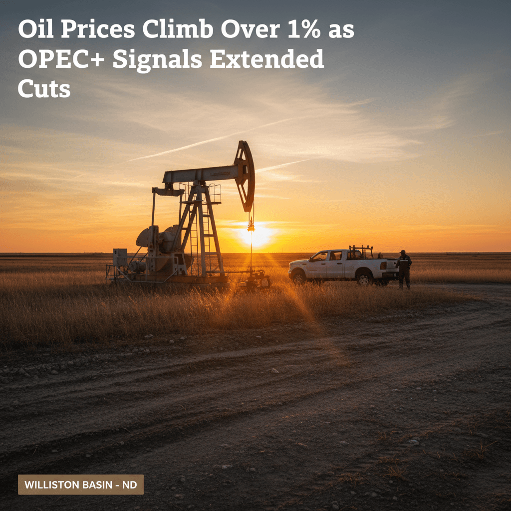 Oil Prices Climb Over 1% as OPEC+ Signals Extended Cuts - Bakken Wire