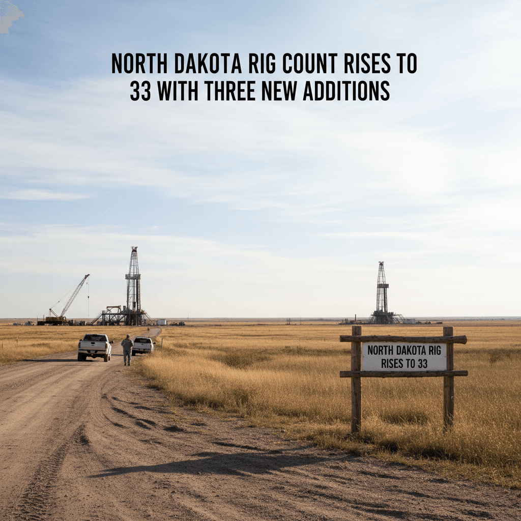 North Dakota Rig Count Rises to 33 with Three New Additions - Bakken Wire