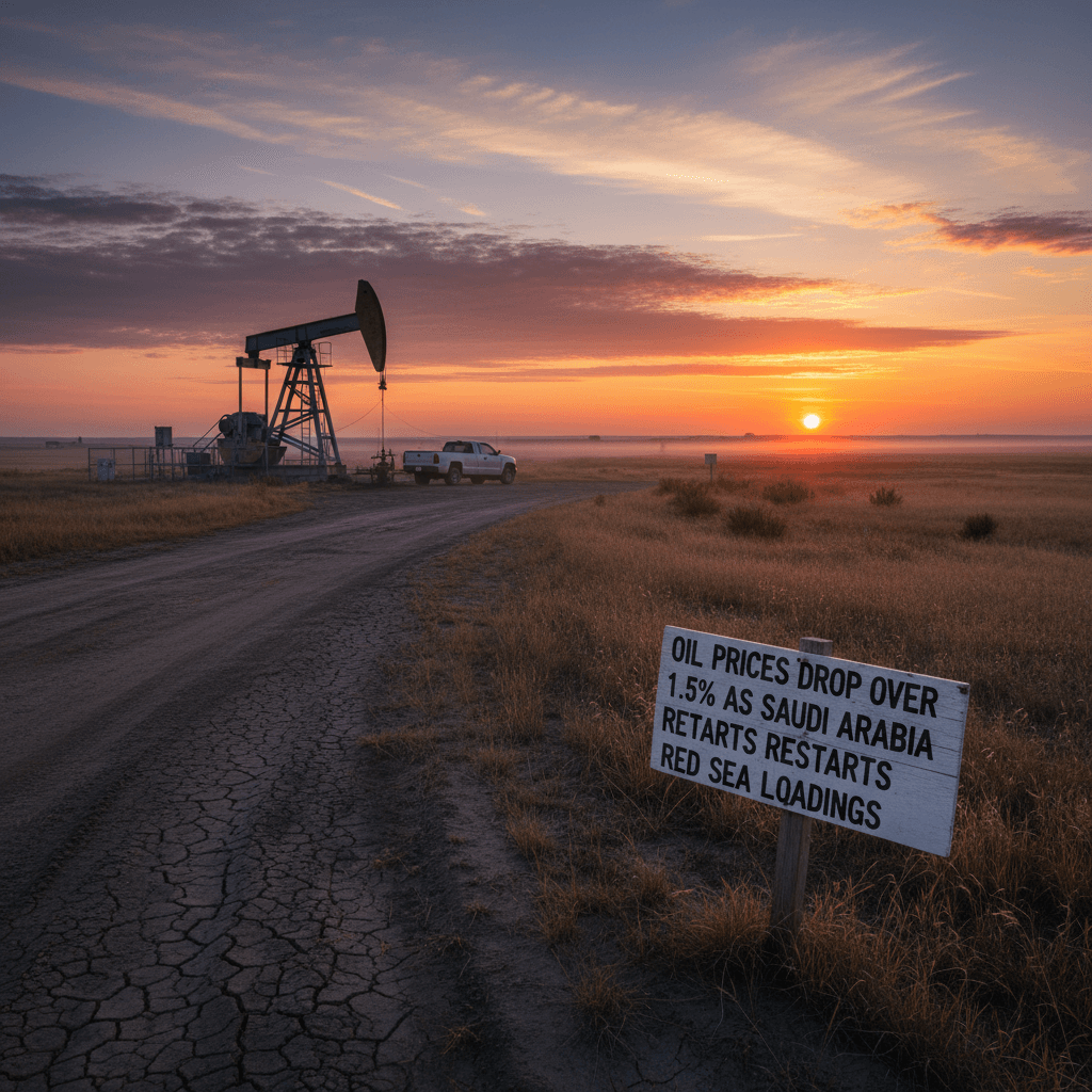 Oil Prices Drop Over 1.5% as Saudi Arabia Restarts Red Sea Loadings - Bakken Wire