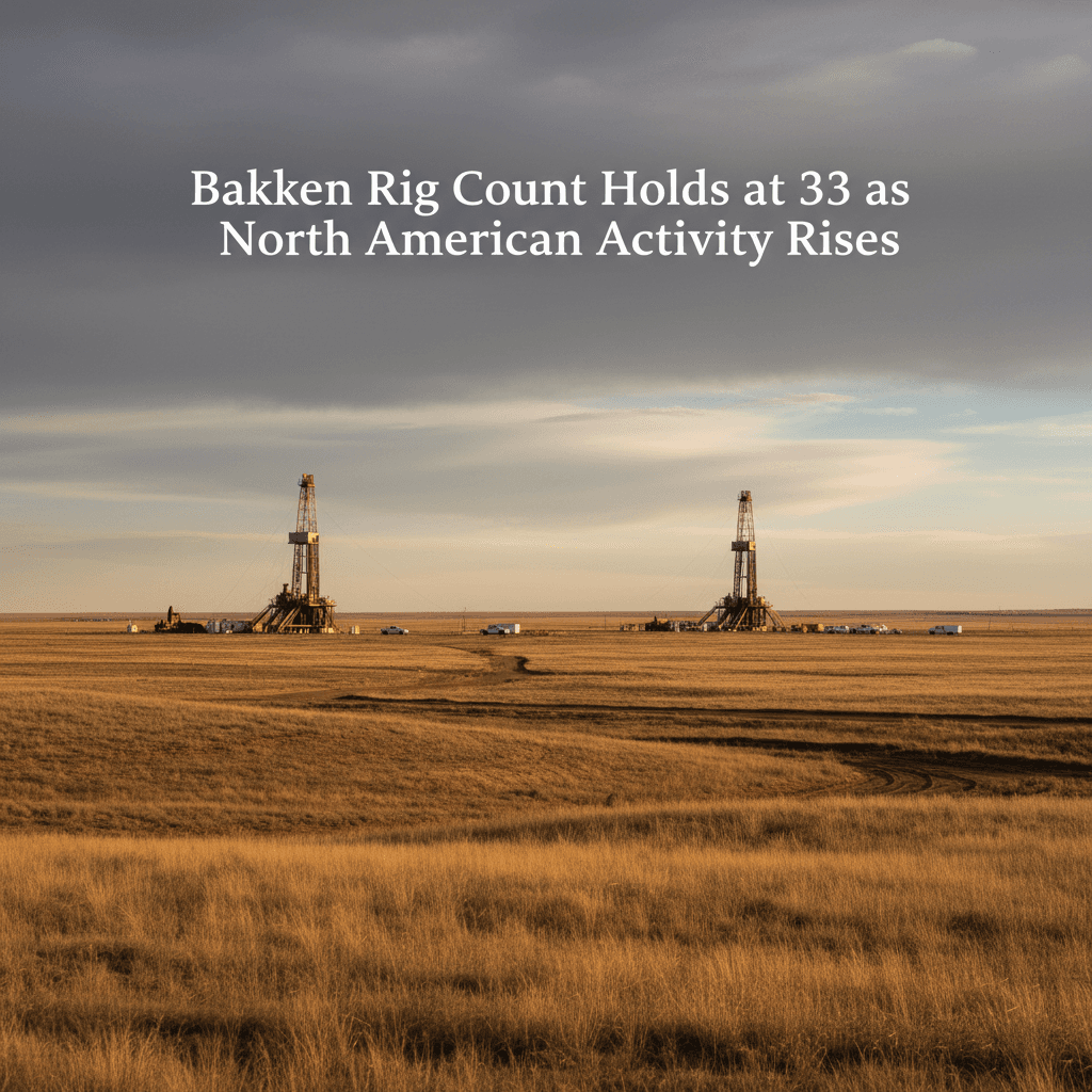 Bakken Rig Count Holds at 33 as North American Activity Rises - Bakken Wire