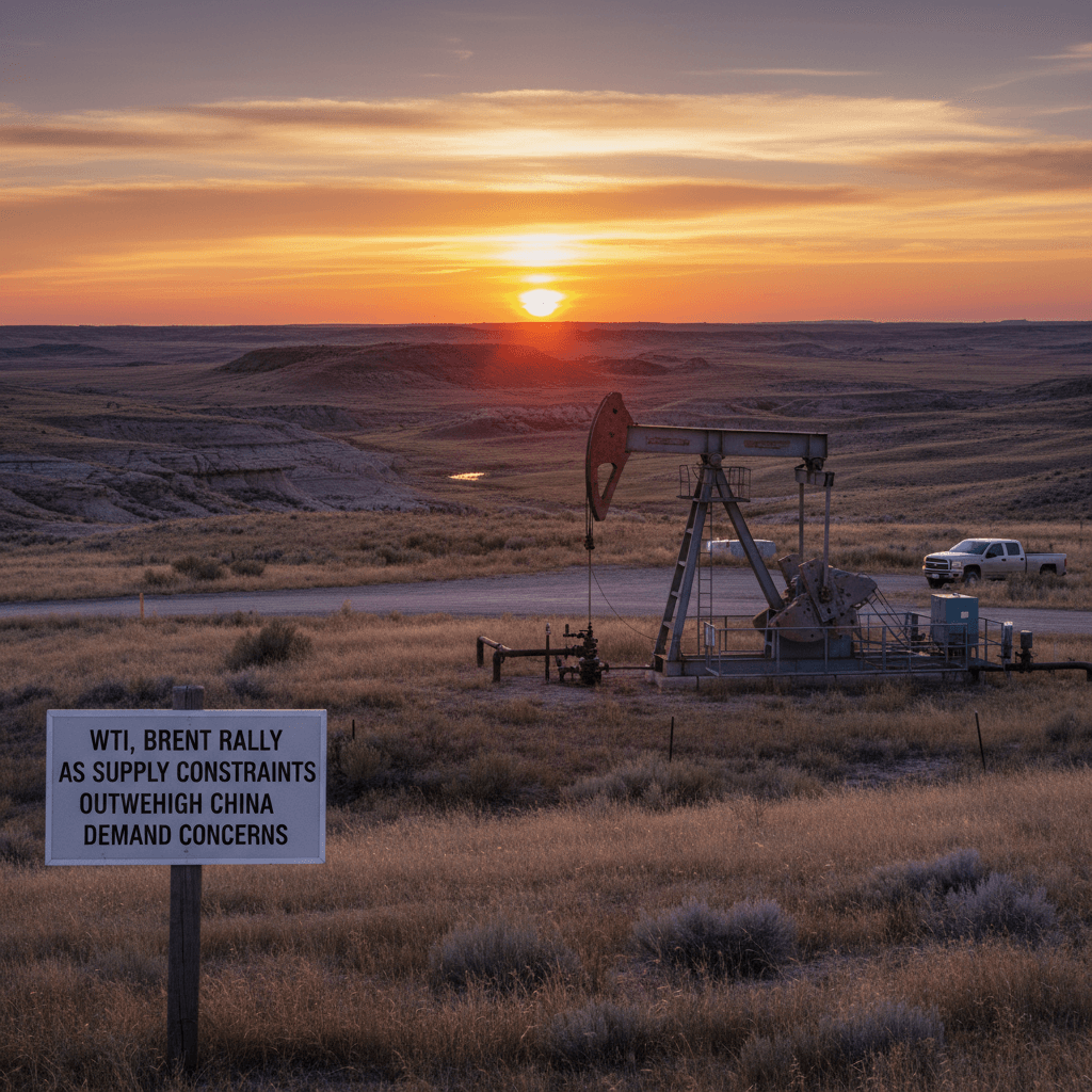 WTI, Brent Rally as Supply Constraints Outweigh China Demand Concerns - Bakken Wire