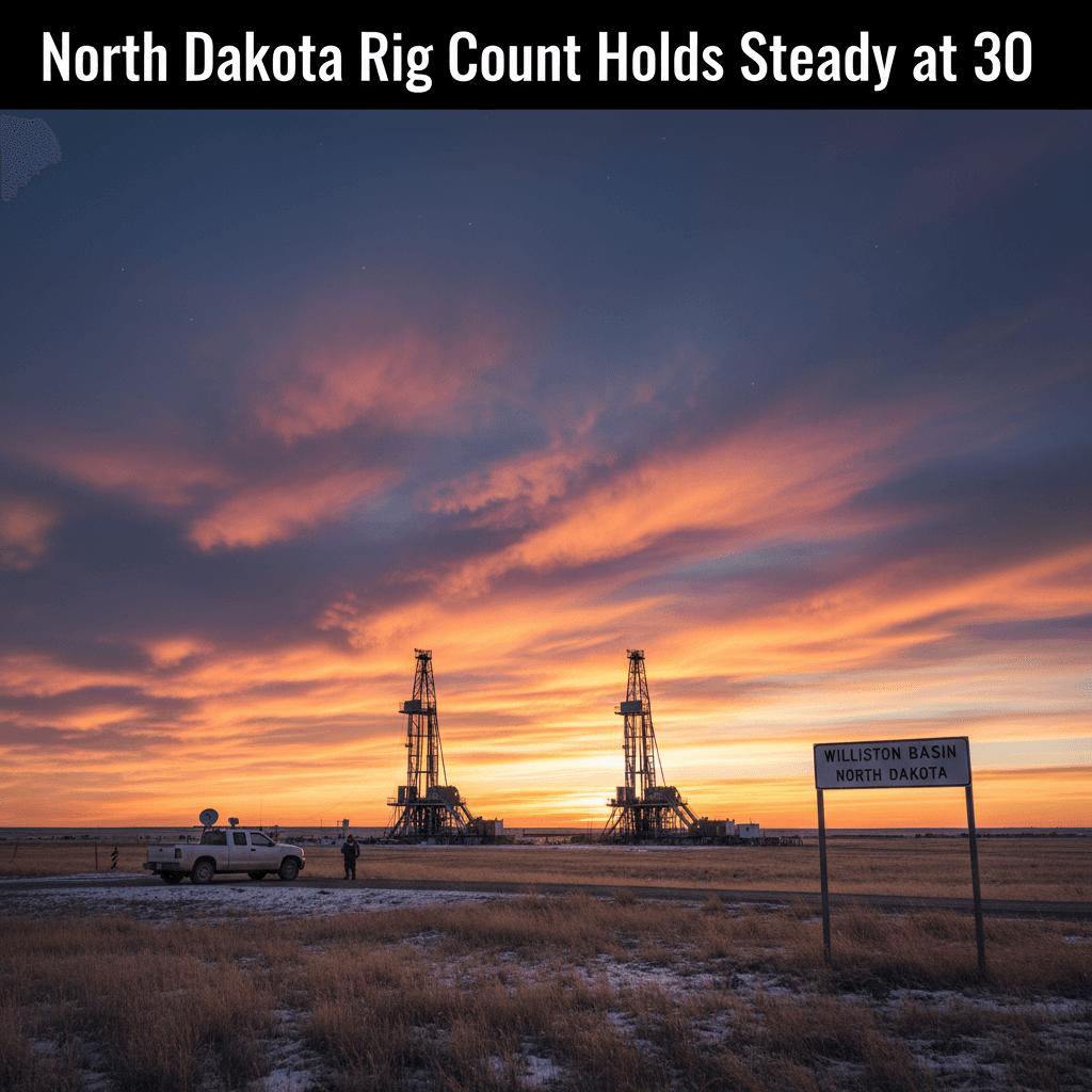 North Dakota Rig Count Holds Steady at 30 - Bakken Wire
