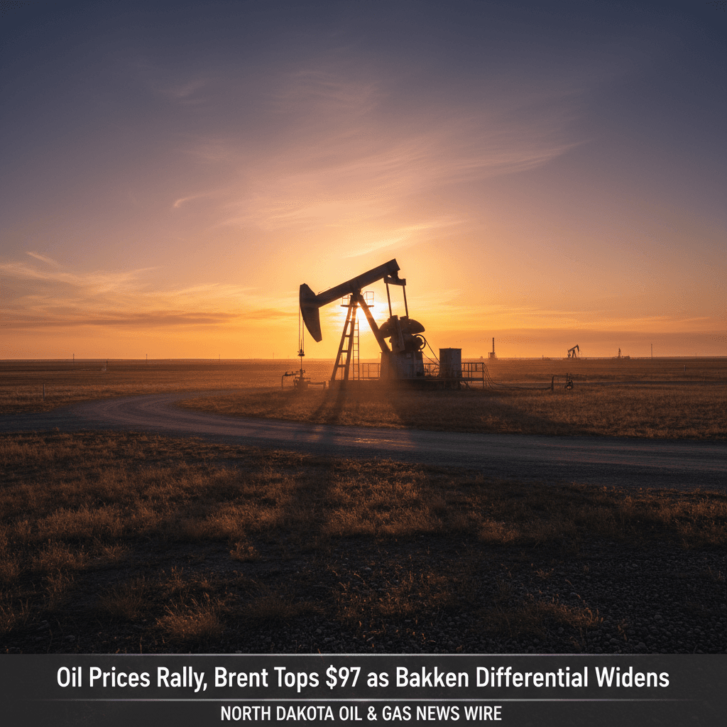 Oil Prices Rally, Brent Tops $97 as Bakken Differential Widens - Bakken Wire