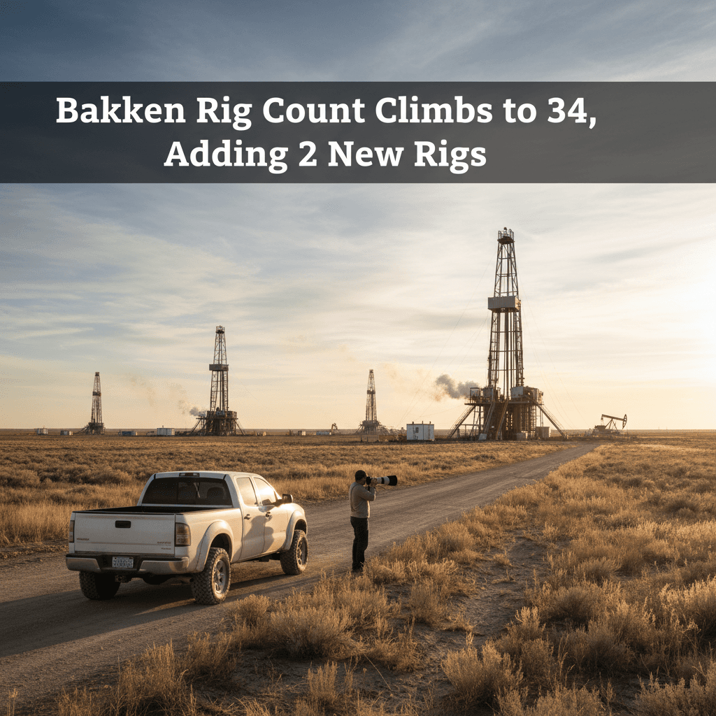 Bakken Rig Count Climbs to 34, Adding 2 New Rigs - Bakken Wire