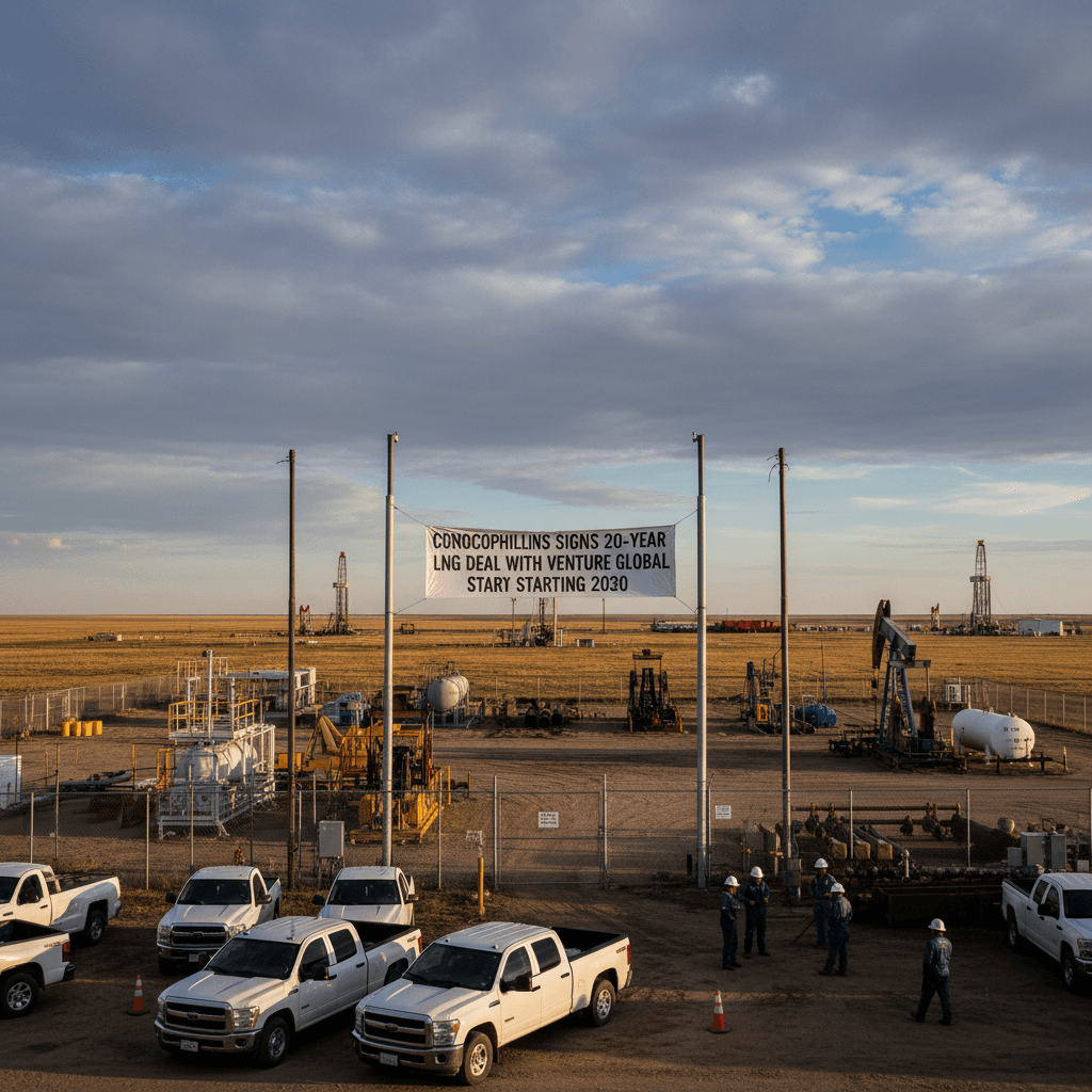 ConocoPhillips Signs 20-Year LNG Deal with Venture Global Starting 2030 - Bakken Wire
