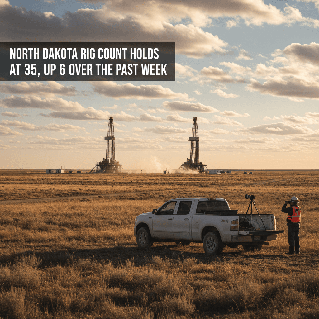 North Dakota Rig Count Holds at 35, Up 6 Over the Past Week - Bakken Wire
