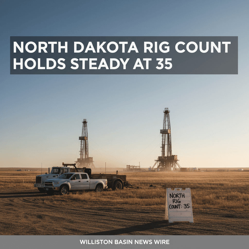 North Dakota Rig Count Holds Steady at 35 - Bakken Wire