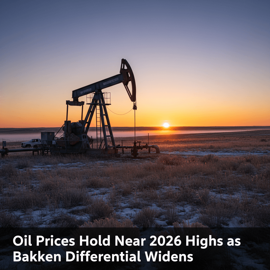 Oil Prices Hold Near 2026 Highs as Bakken Differential Widens - Bakken Wire