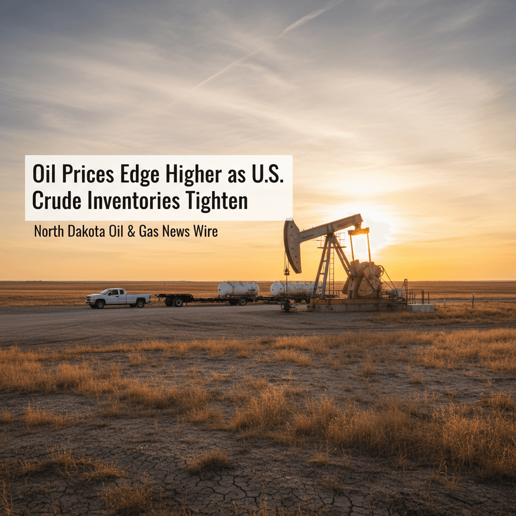 Oil Prices Edge Higher as U.S. Crude Inventories Tighten - Bakken Wire