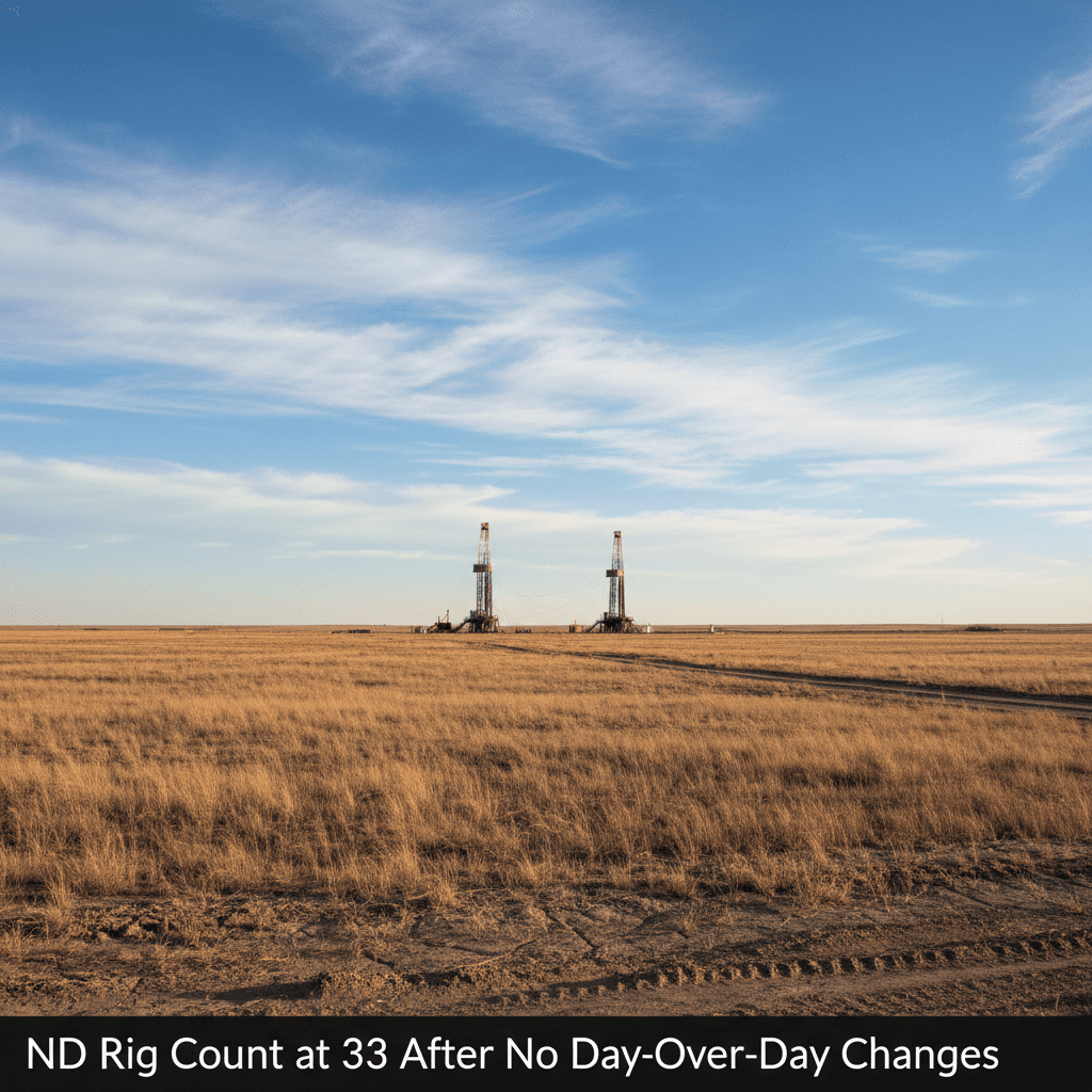 ND Rig Count at 33 After No Day-Over-Day Changes - Bakken Wire