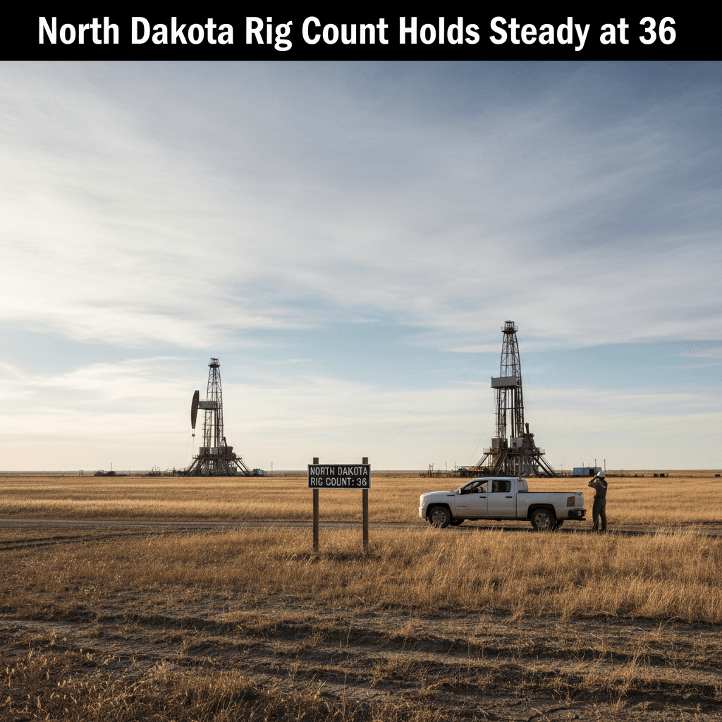 North Dakota Rig Count Holds Steady at 36 - Bakken Wire