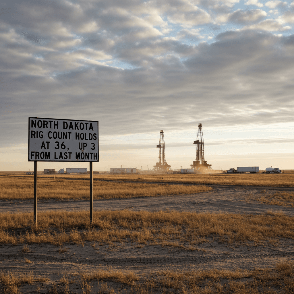 North Dakota rig count holds at 36, up 3 from last month - Bakken Wire