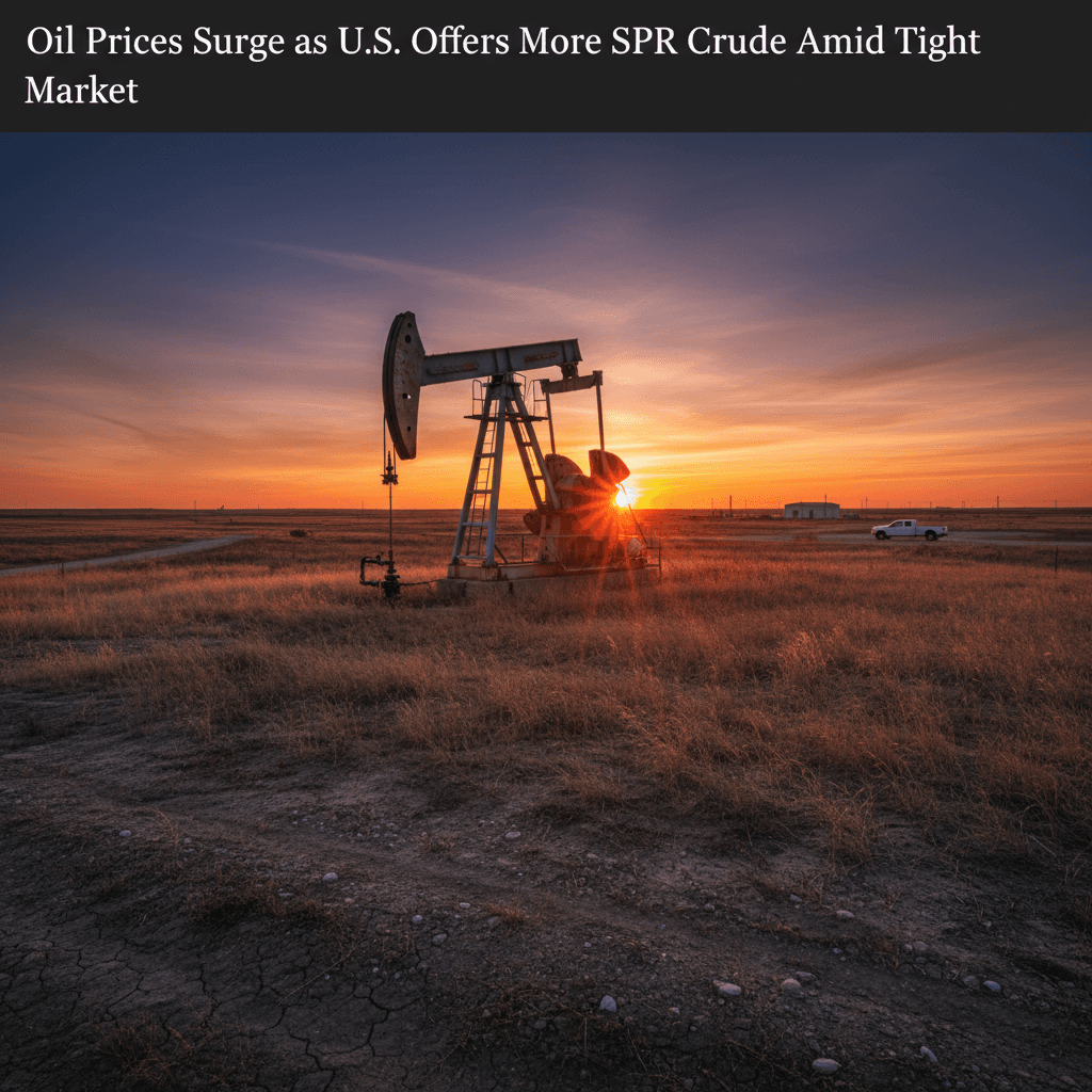 Oil Prices Surge as U.S. Offers More SPR Crude Amid Tight Market - Bakken Wire