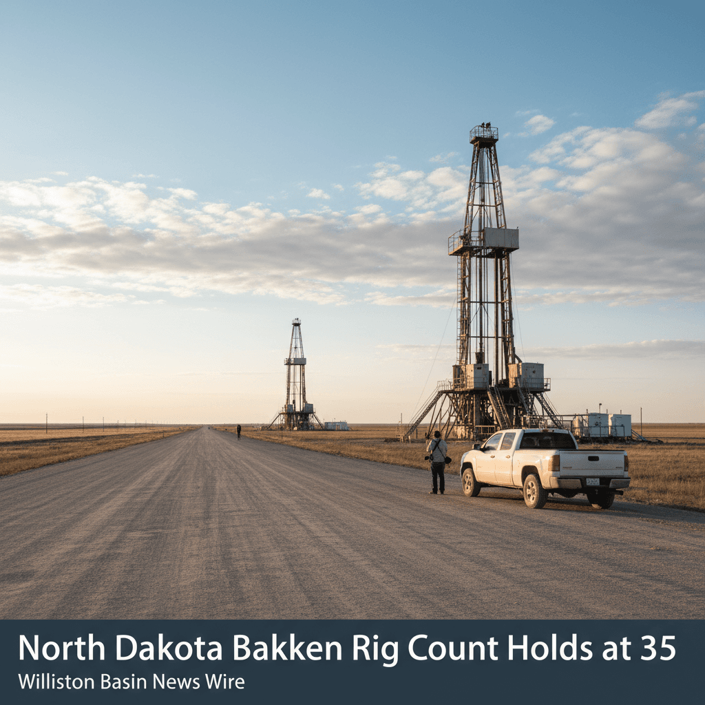 North Dakota Bakken Rig Count Holds at 35 - Bakken Wire