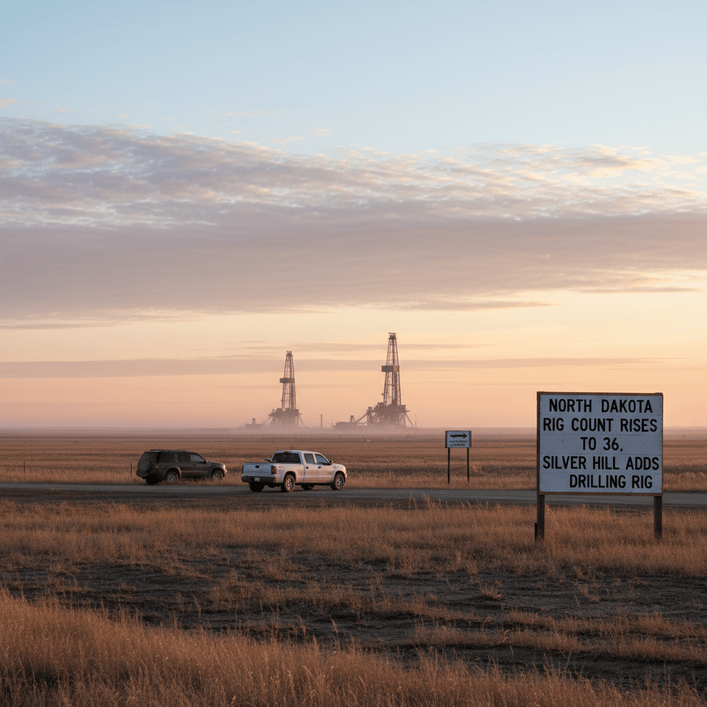 North Dakota Rig Count Rises to 36, Silver Hill Adds Drilling Rig - Bakken Wire