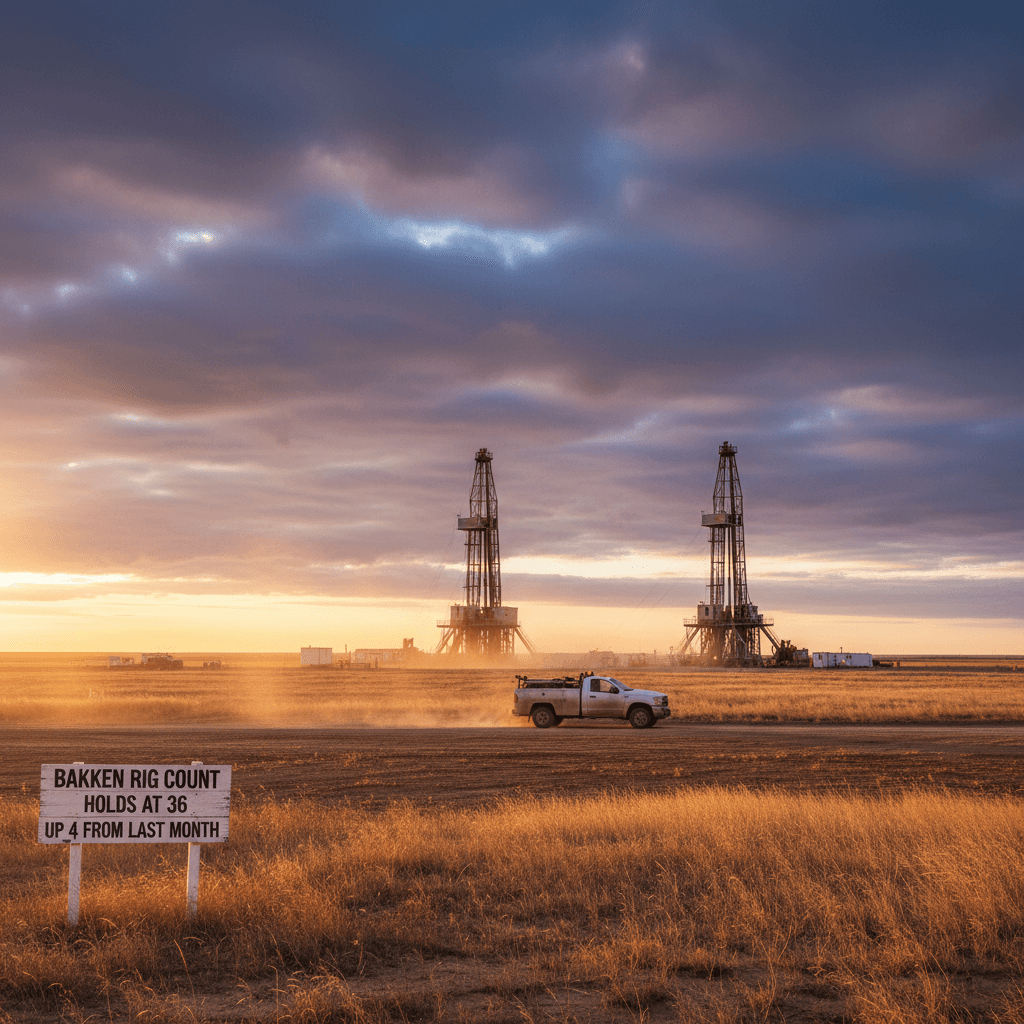 Bakken Rig Count Holds at 36, Up 4 From Last Month - Bakken Wire